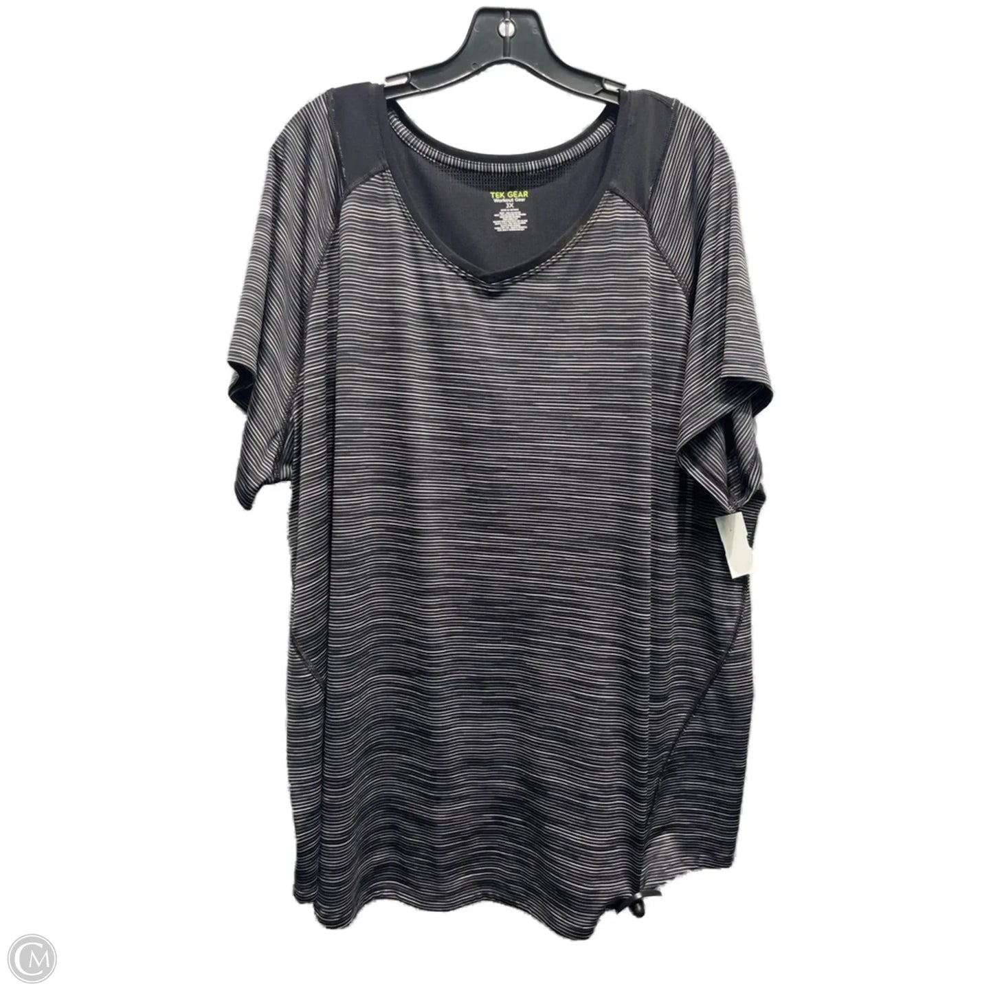 Athletic Top Short Sleeve By Tek Gear In Ivory, Size: 3x