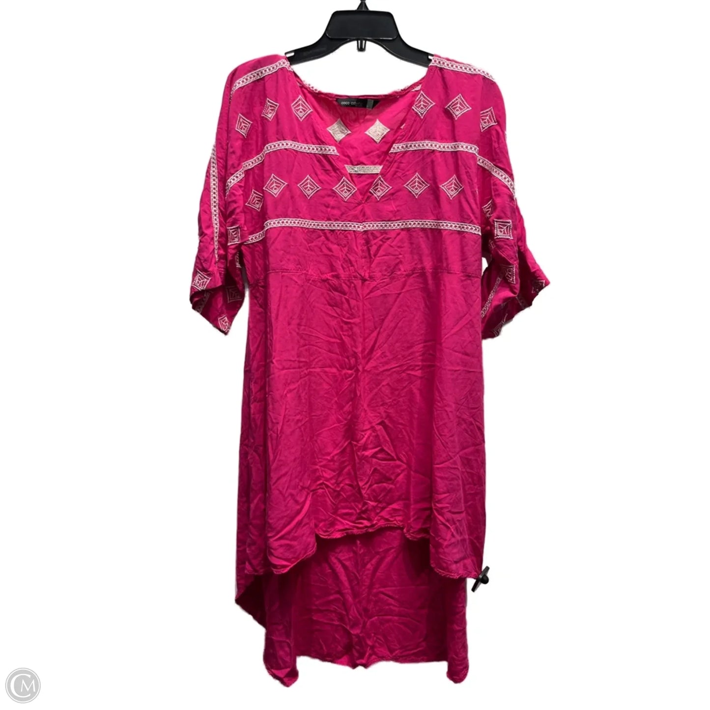 Swimwear Cover-up By COCO CABANA In Pink, Size: L