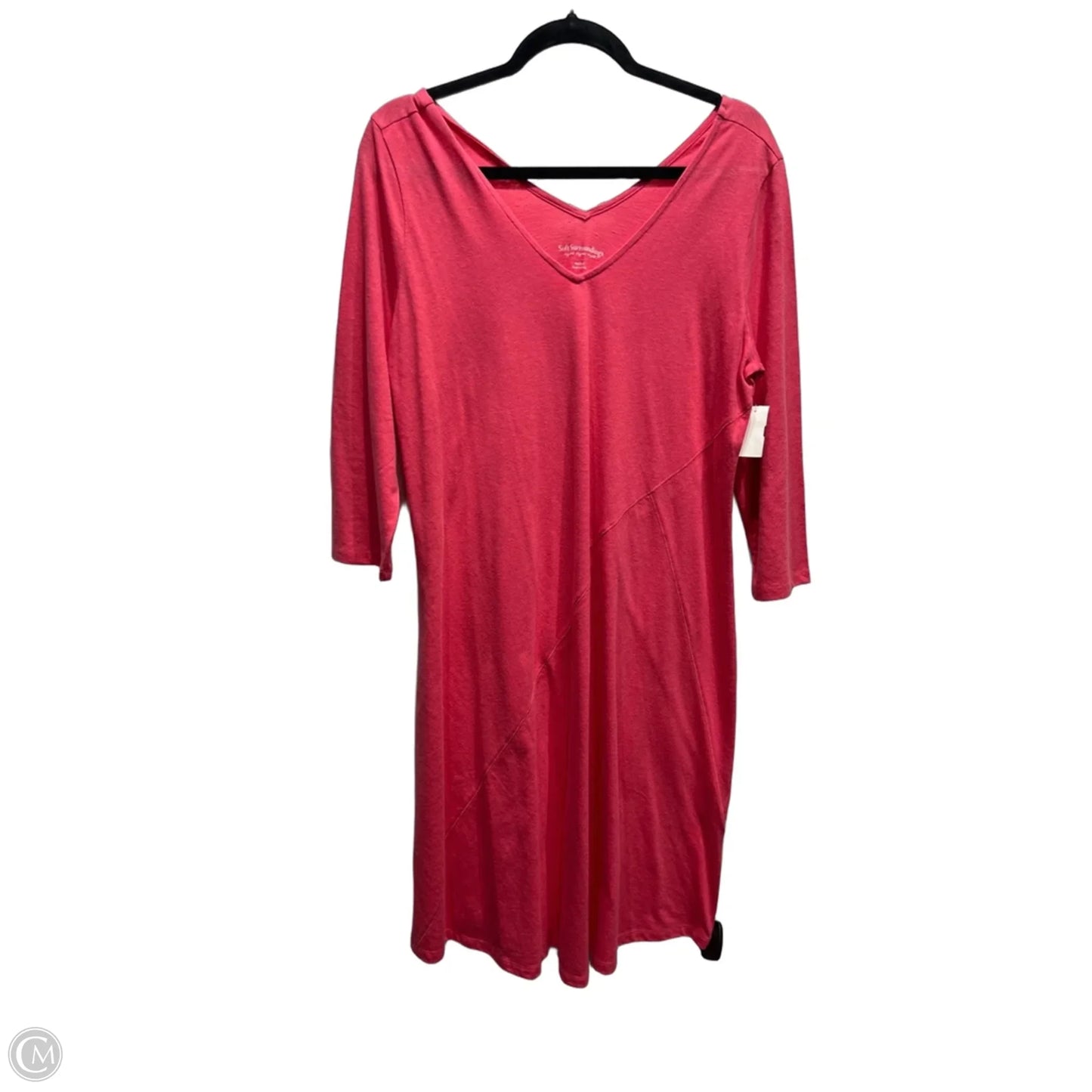 Dress Casual Short By Soft Surroundings In Pink, Size: M