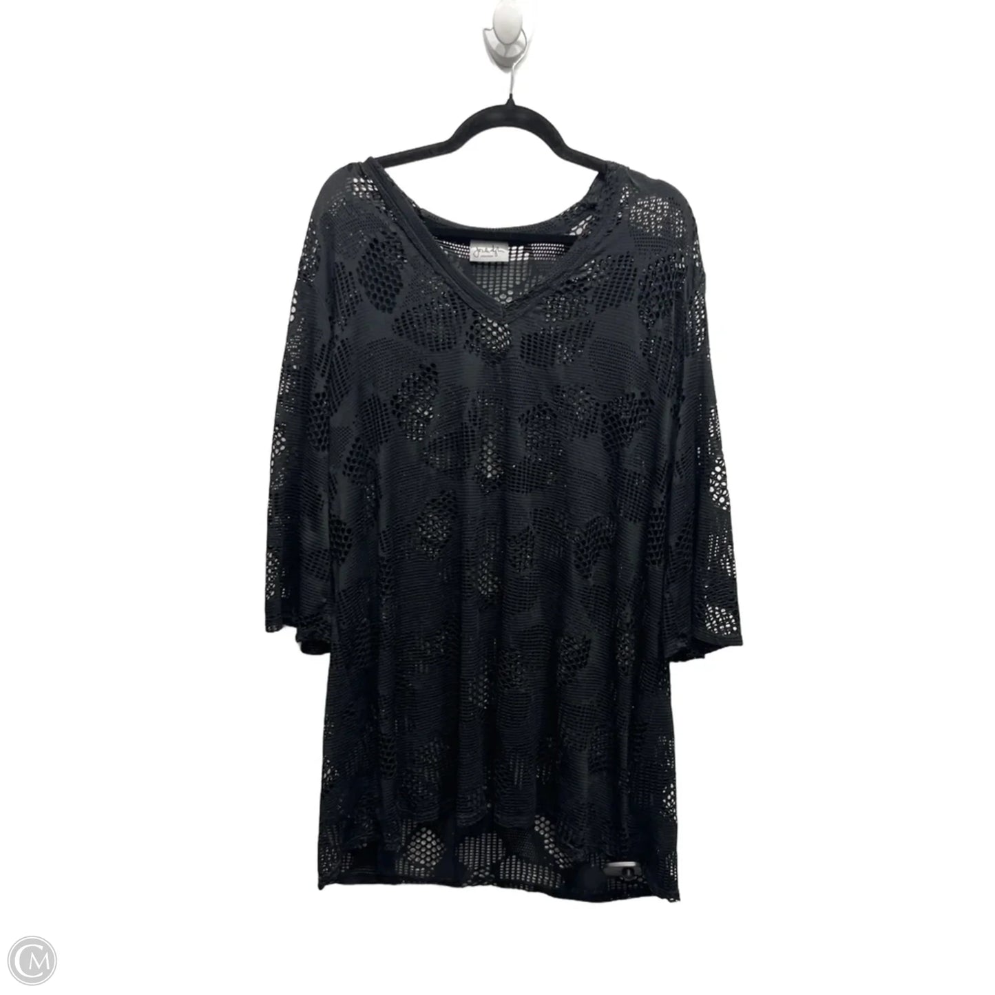 Top Long Sleeve By Clothes Mentor In Black, Size: Osfm