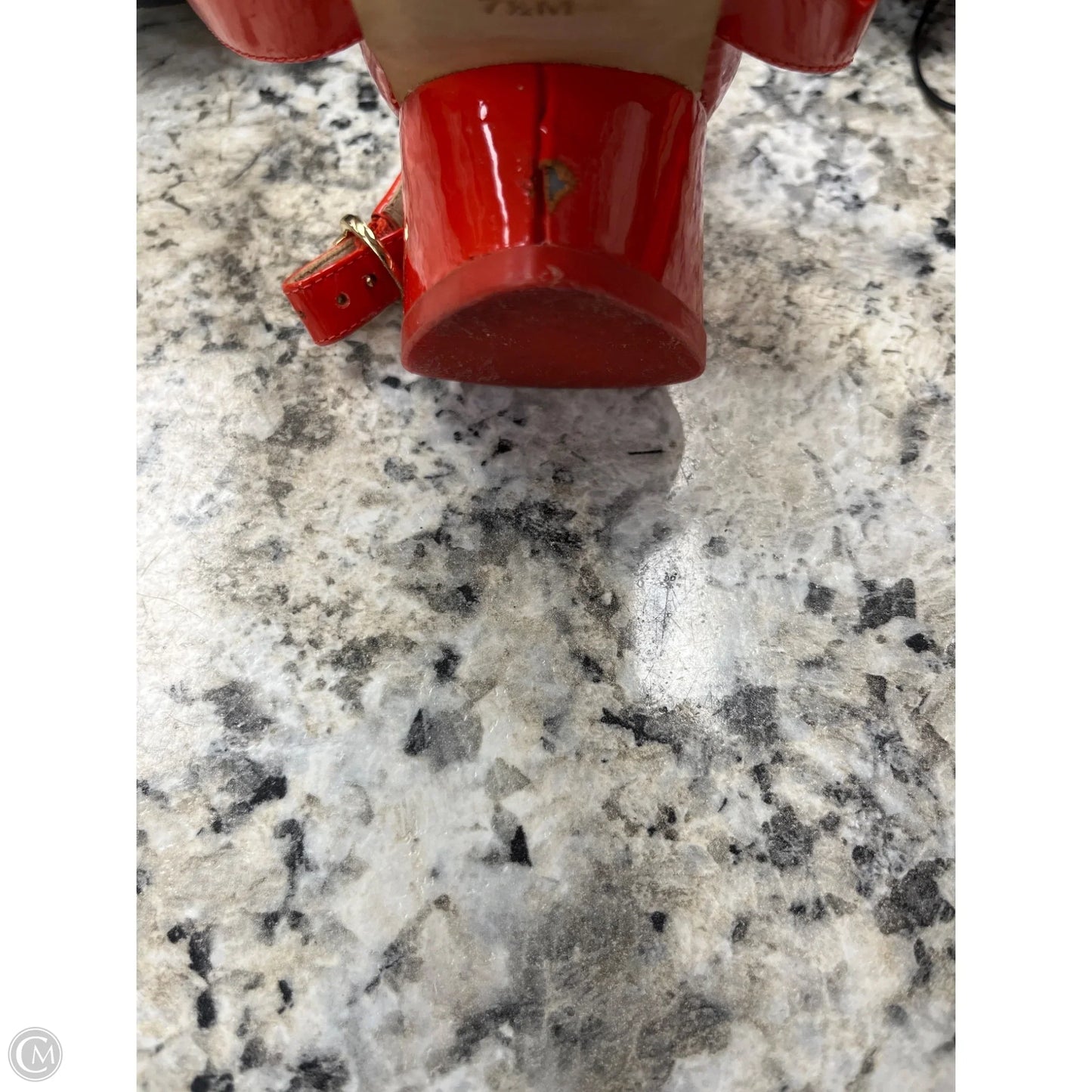 Sandals Designer By Tory Burch In Orange, Size: 7.5