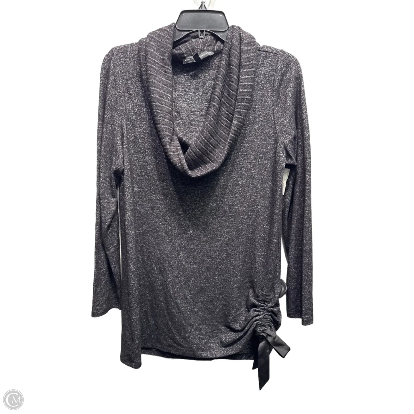 Top Long Sleeve By White House Black Market In Grey, Size: M