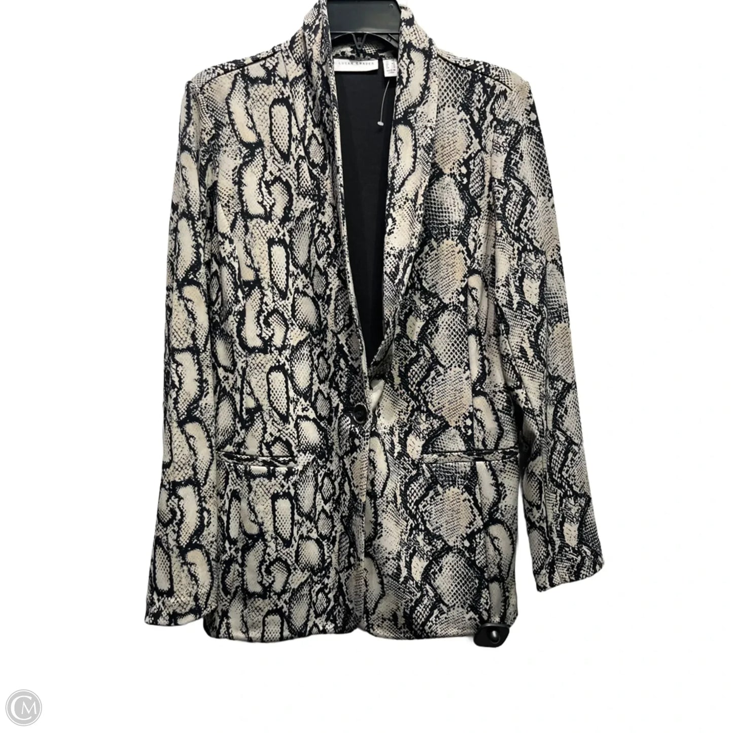 Blazer By Susan Graver In Black & Brown, Size: Xs