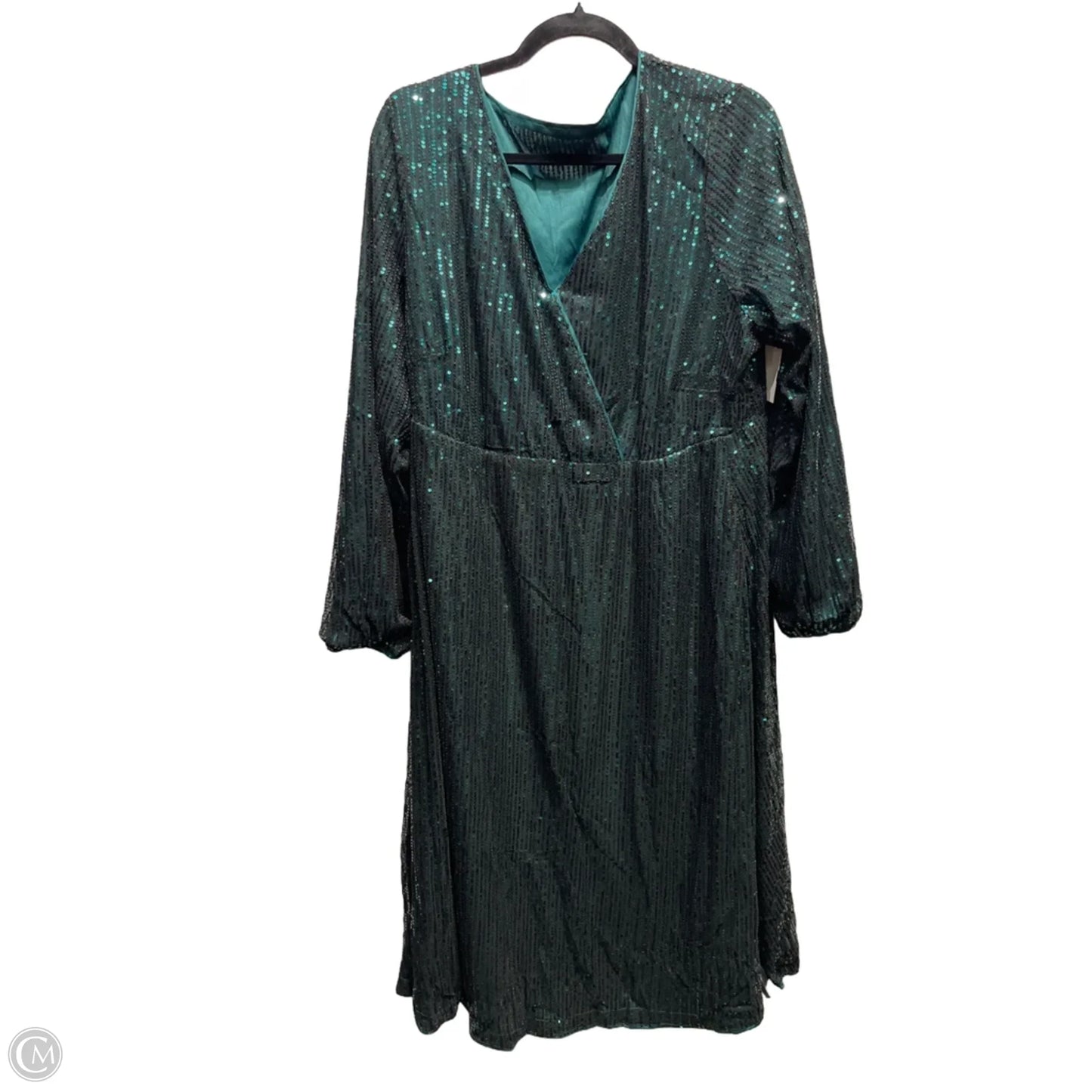 Dress Party Short By Clothes Mentor In Green, Size: Xl