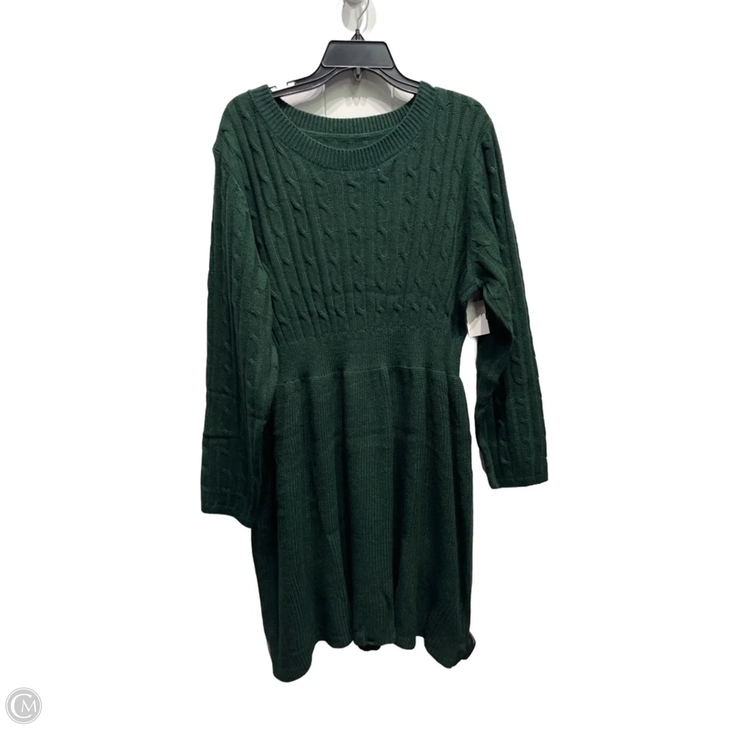 Dress Sweater By Clothes Mentor In Green, Size: Xl