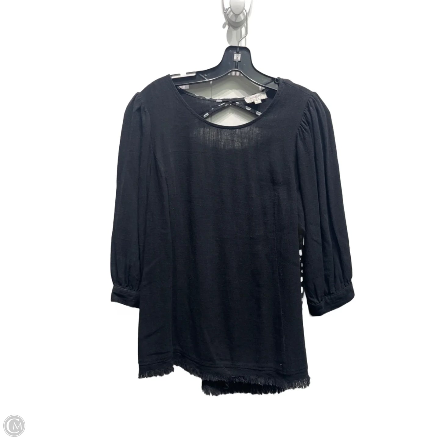 Top Long Sleeve By Umgee In Black, Size: S
