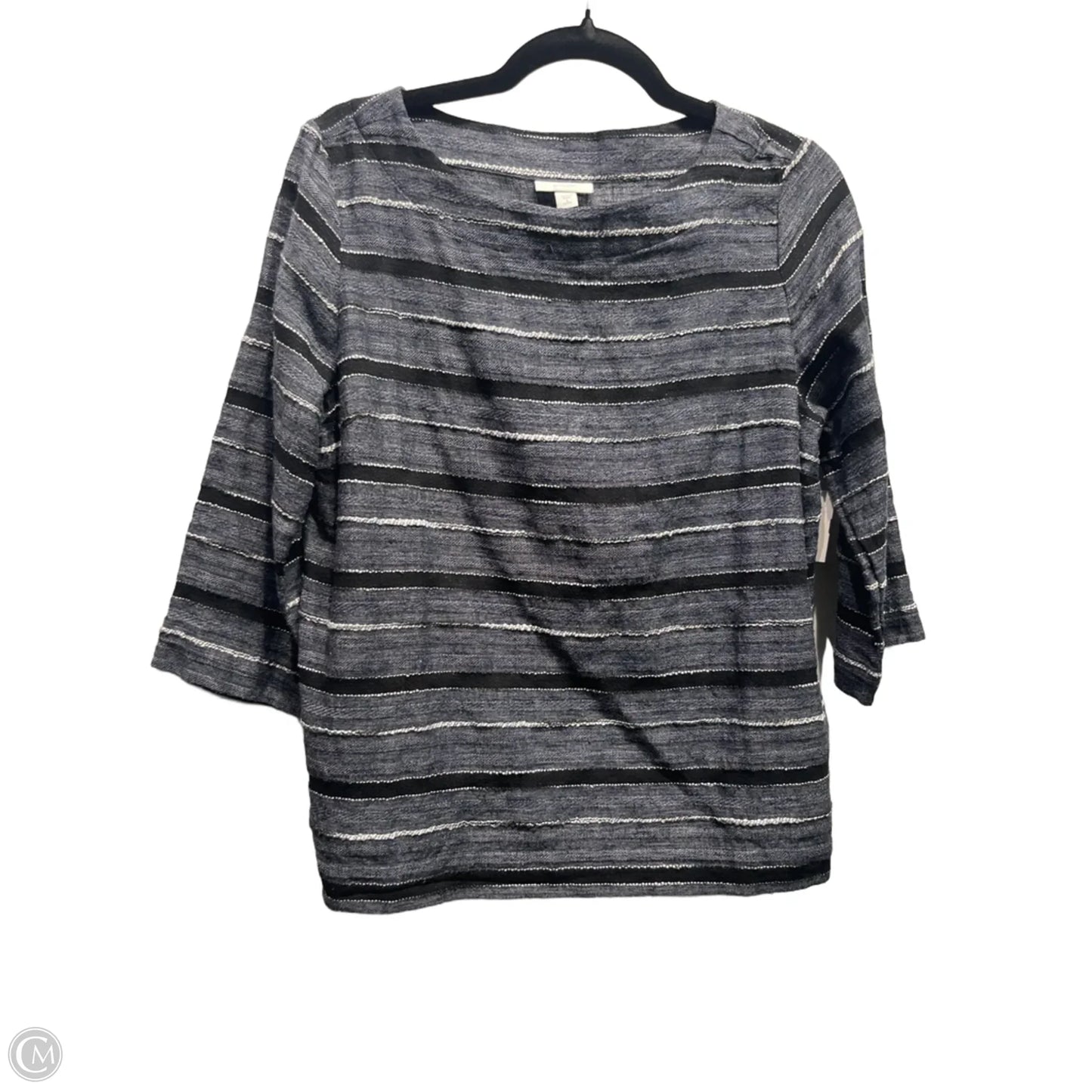 Top 3/4 Sleeve By Pure Jill In Blue, Size: S