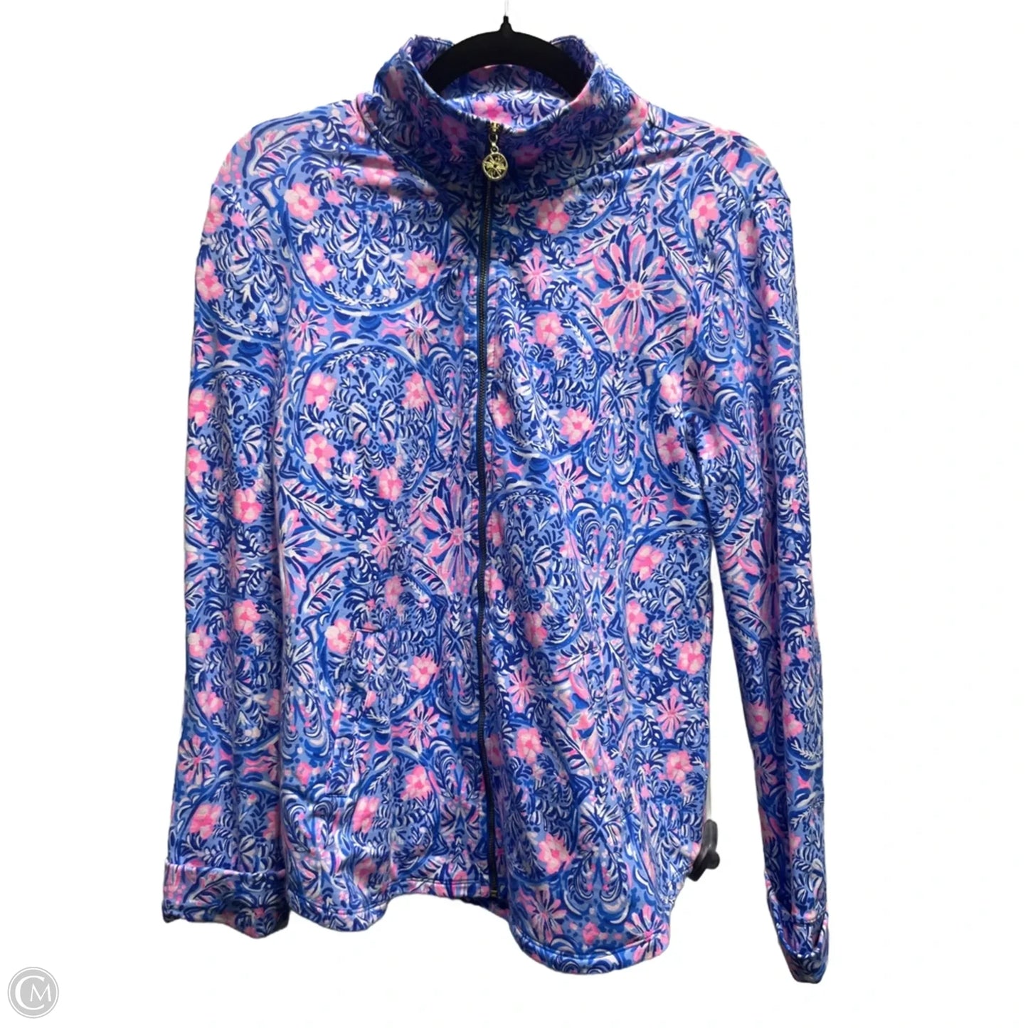 Jacket Designer By Lilly Pulitzer In Blue & Pink, Size: S
