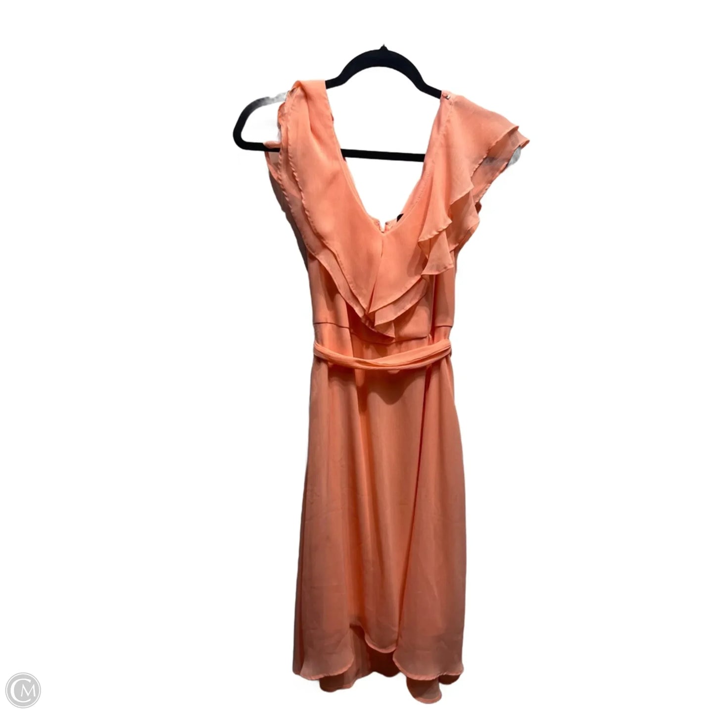 Dress Party Short By Dkny In Orange, Size: S