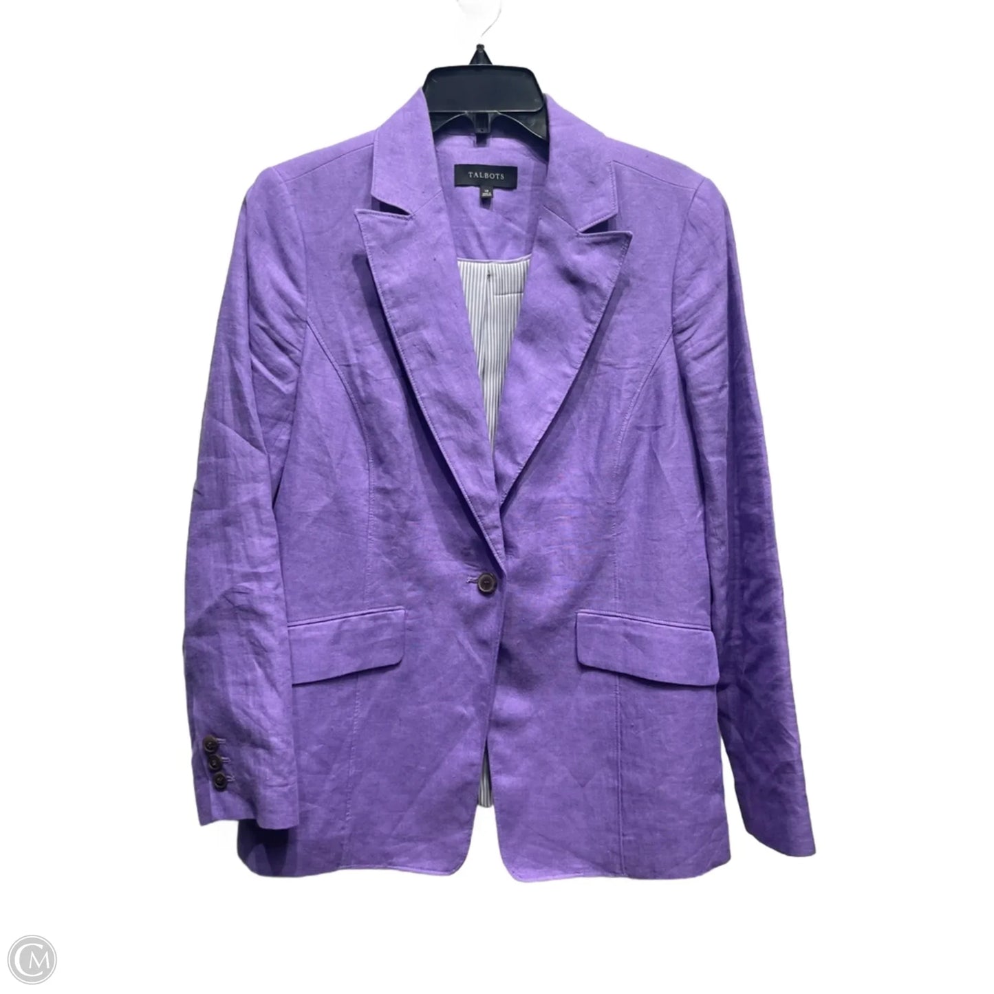 Blazer By Talbots In Purple, Size: M