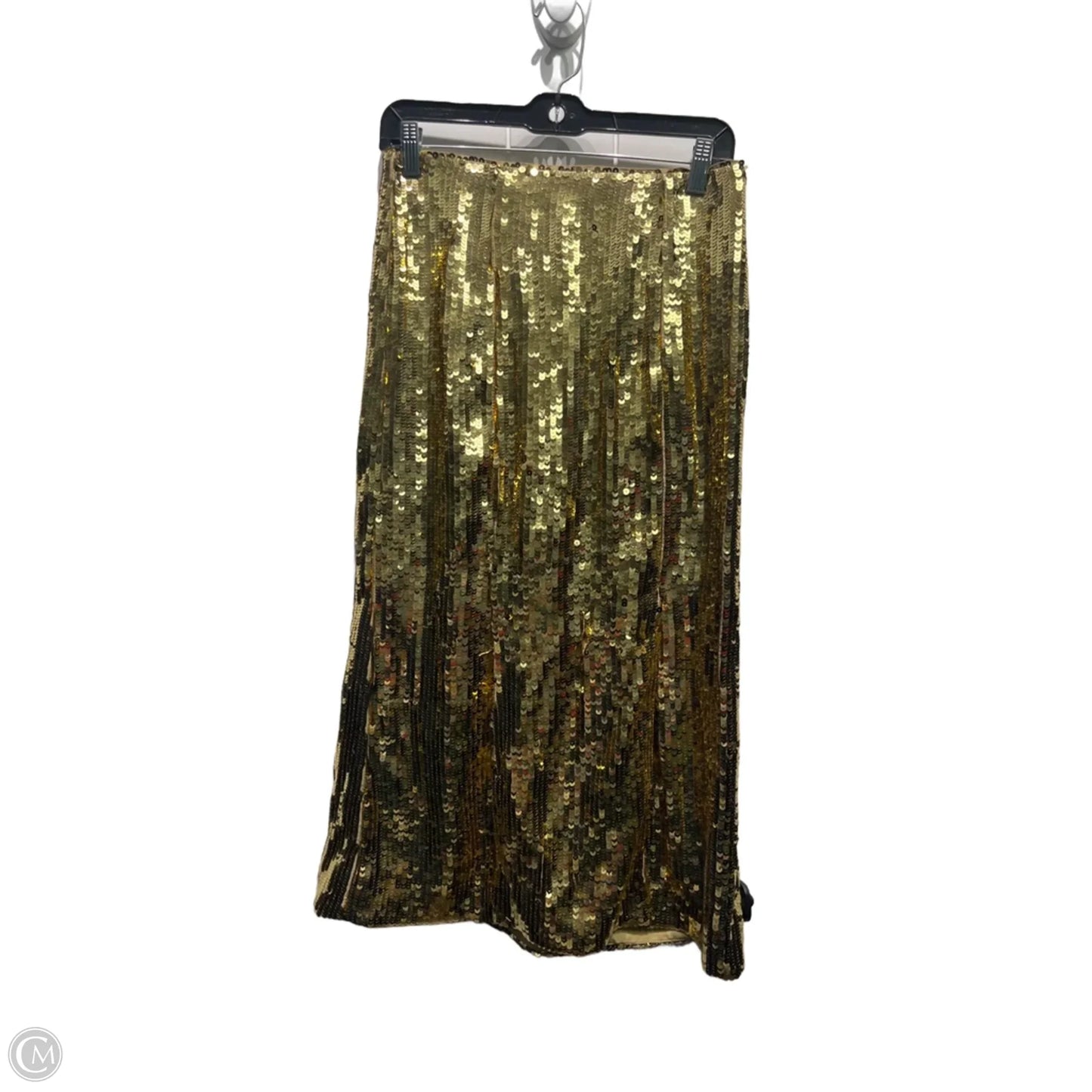 Skirt Midi By J. Crew In Gold, Size: 2