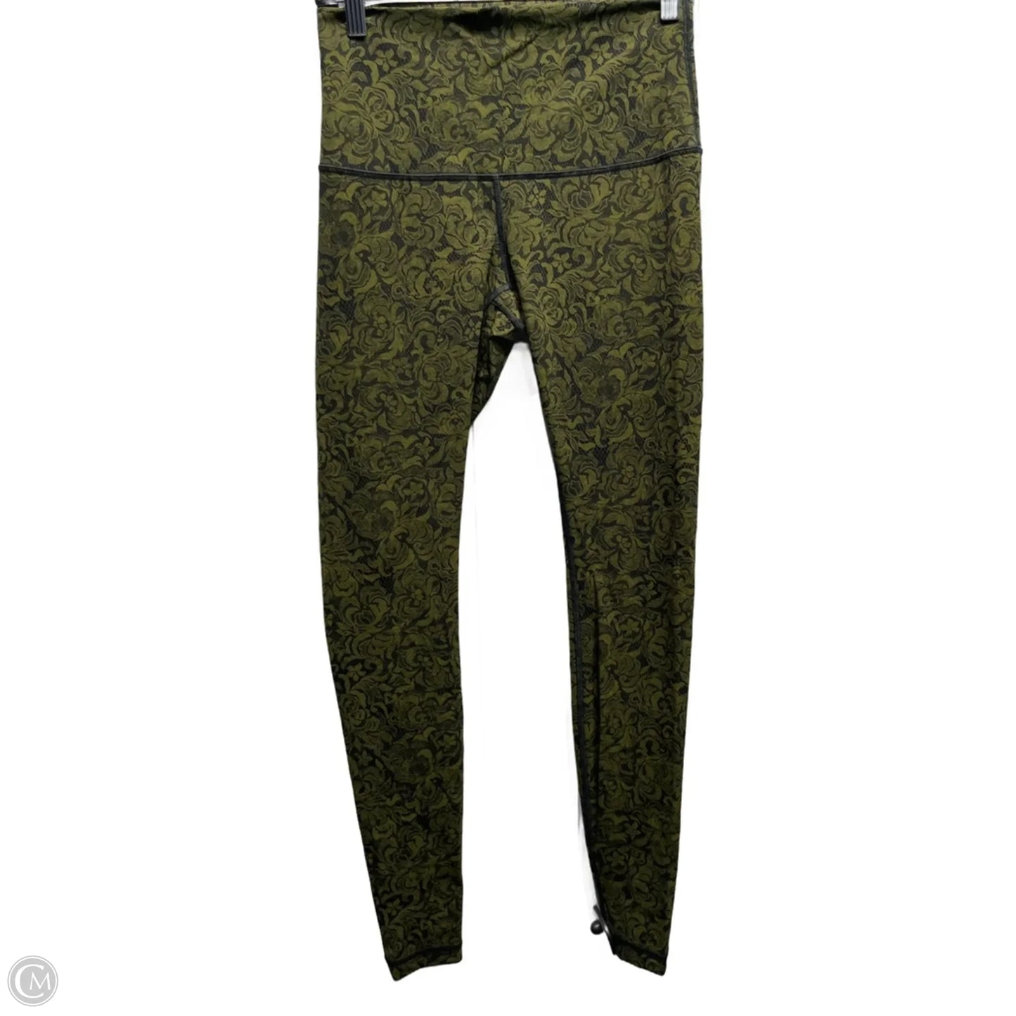 Athletic Leggings By Lululemon In Green, Size: 8