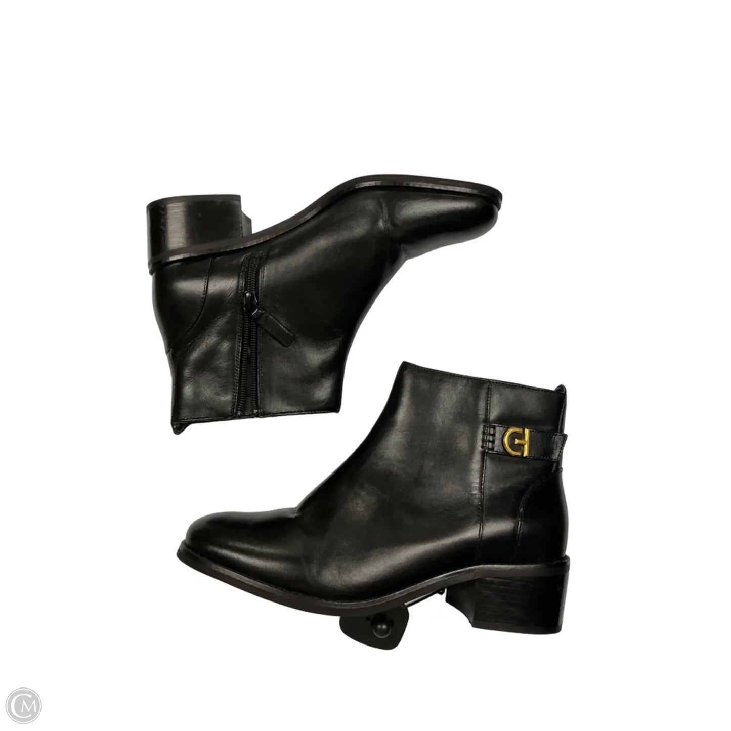 Boots Ankle Heels By Cole-haan In Black, Size: 9