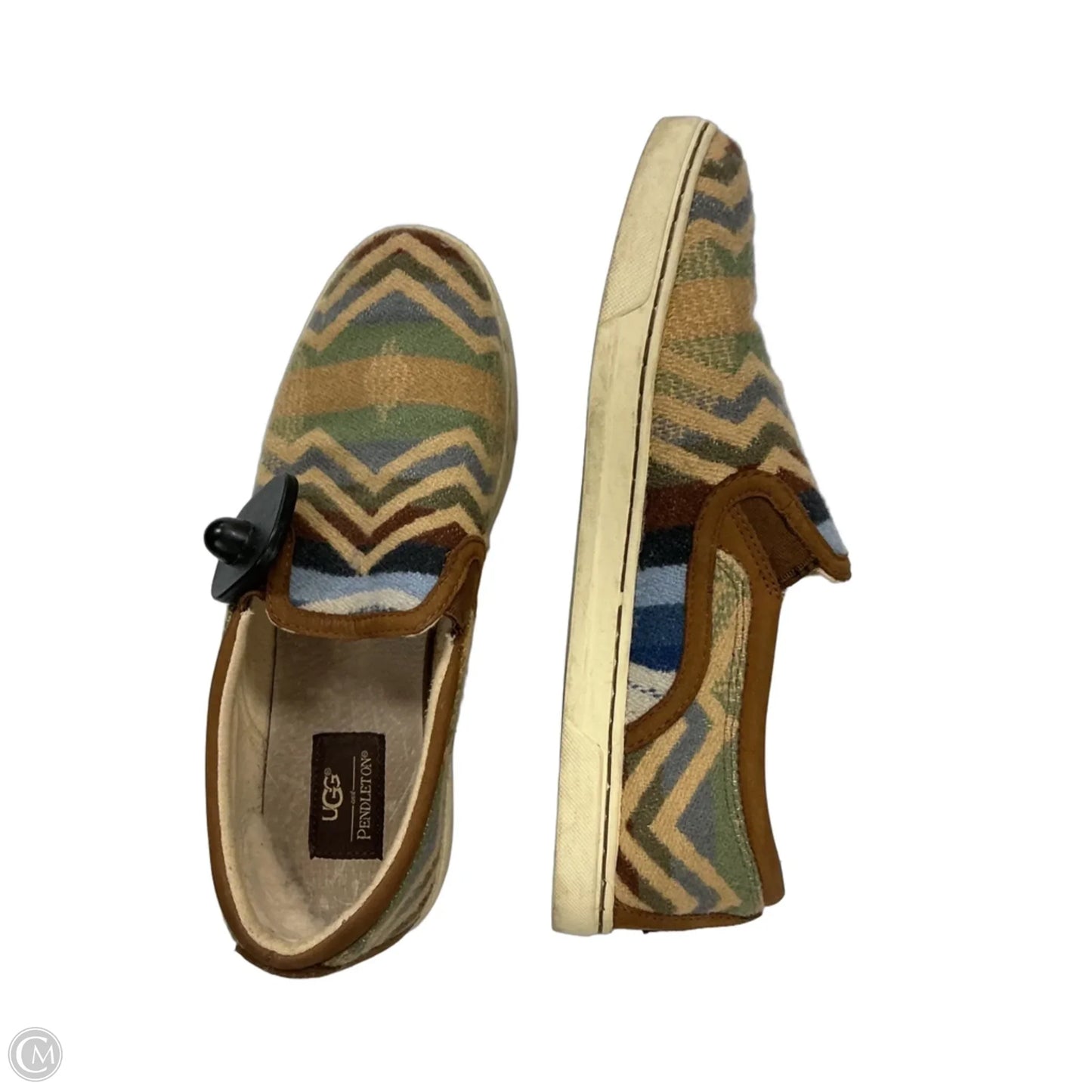 Shoes Designer By Ugg In Tan, Size: 9