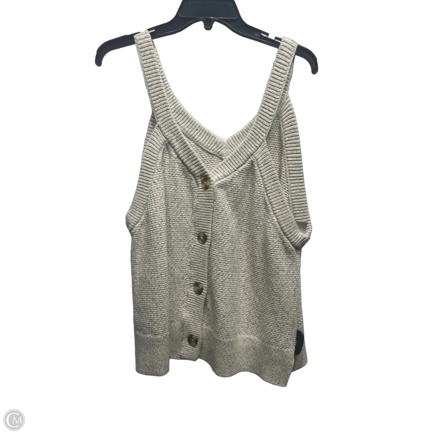 Top Sleeveless By Madewell In Tan, Size: Xl