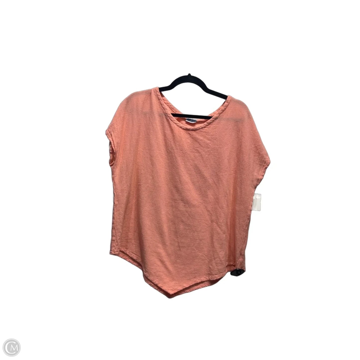 Top Short Sleeve By Oh My Gauze In Orange, Size: L