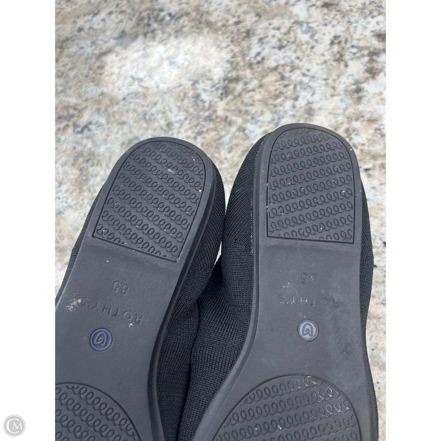 Shoes Flats By Rothys In Black, Size: 8.5