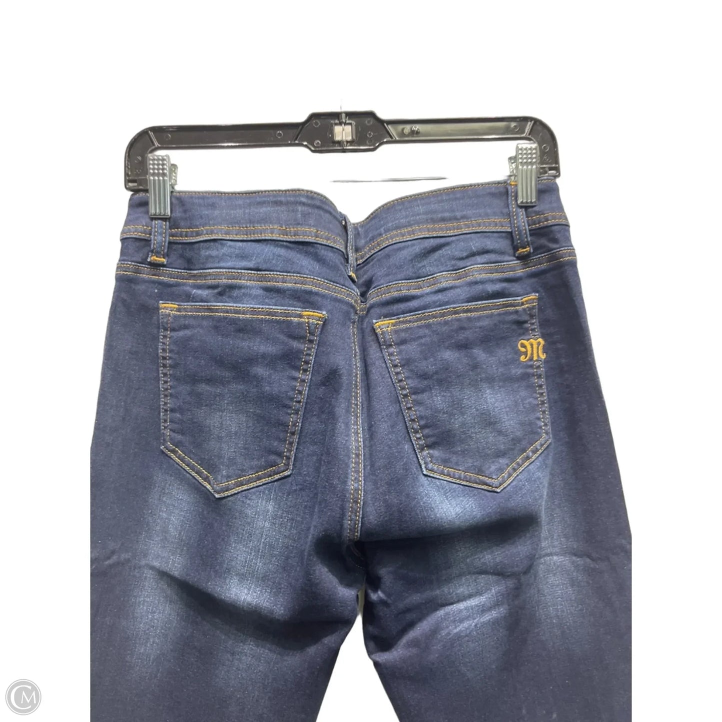 Jeans Skinny By Miss Me In Blue Denim, Size: 8