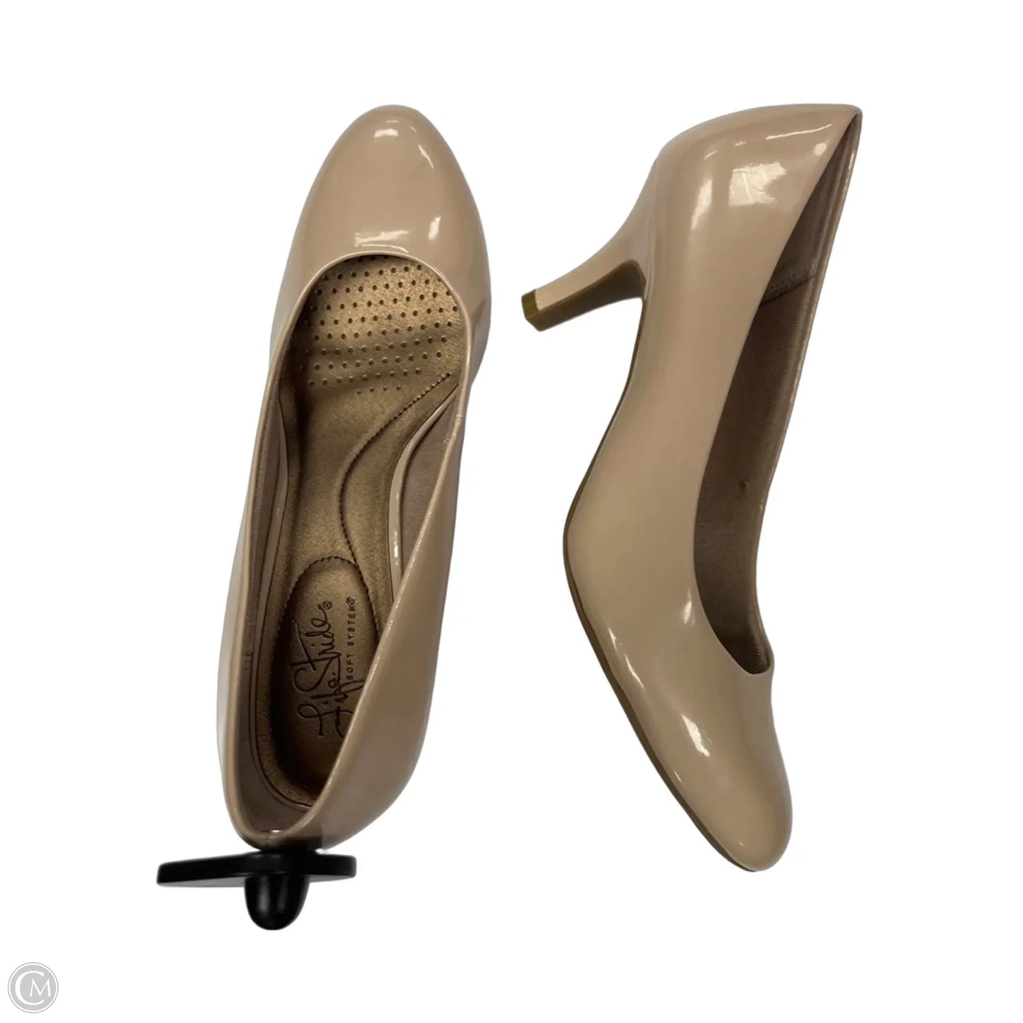Shoes Heels Kitten By Life Stride In Tan, Size: 10