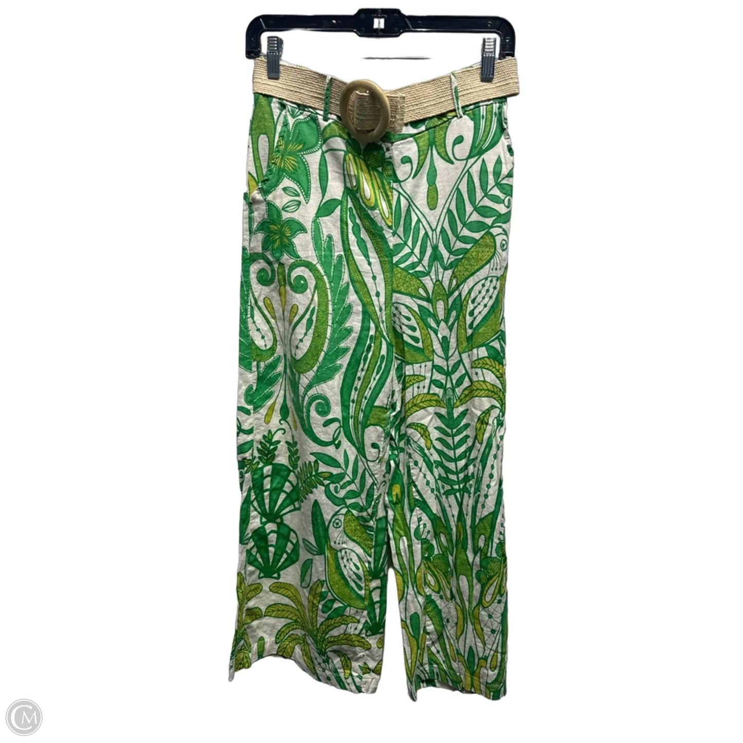 Pants Other By Rachel Zoe In Green & White, Size: S