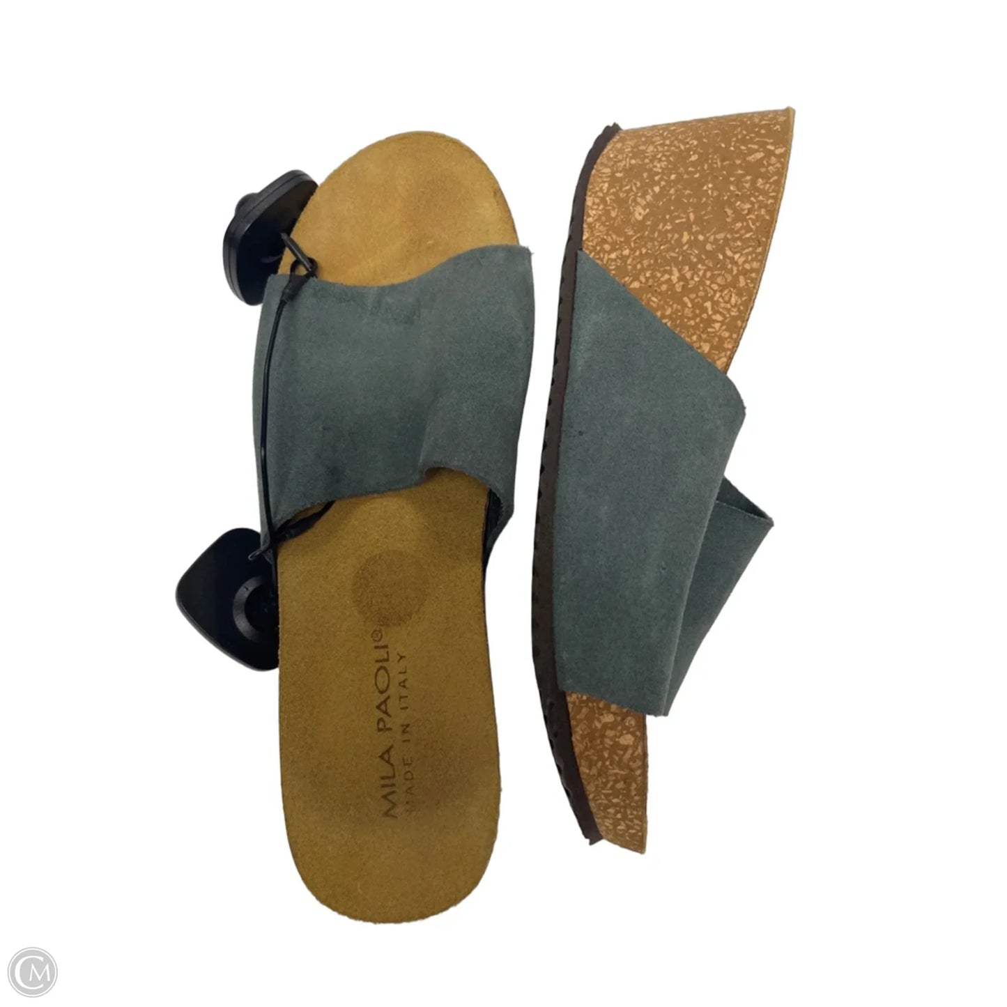 Sandals Heels Wedge By MILA PAILI In Blue, Size: 7.5