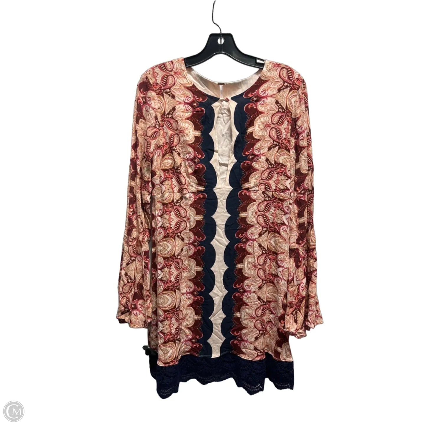 Dress Casual Short By Free People In Orange & Red, Size: M