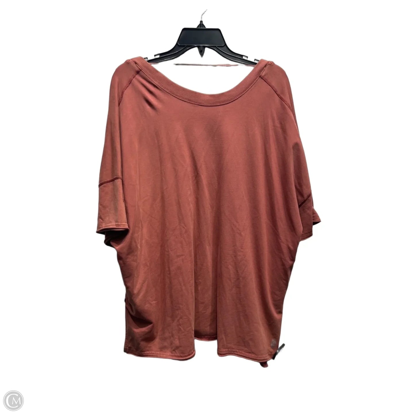 Top Short Sleeve By Free People In Orange, Size: Xs