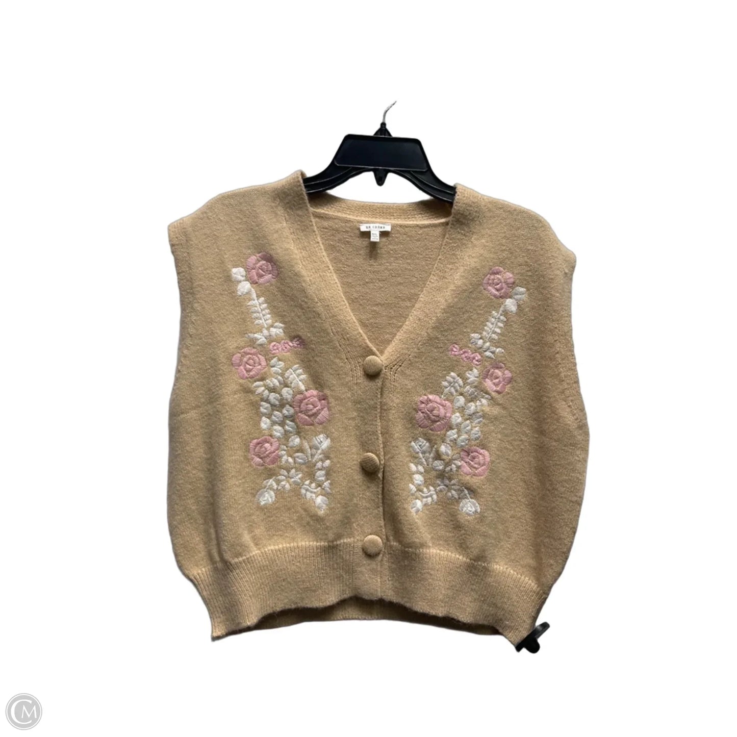 Vest Fleece By En Creme In Tan, Size: M