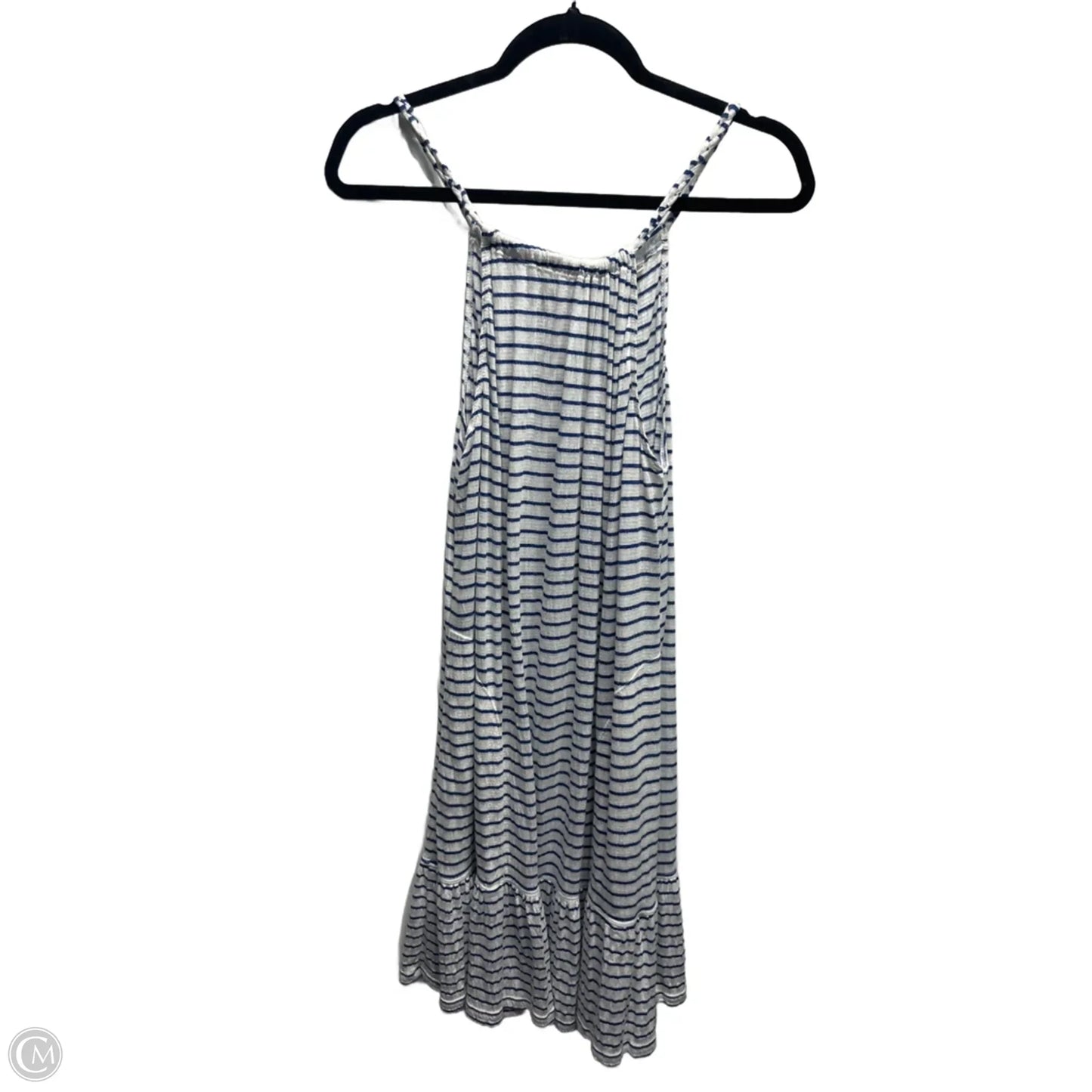 Dress Casual Short By Max Studio In Blue & White, Size: S