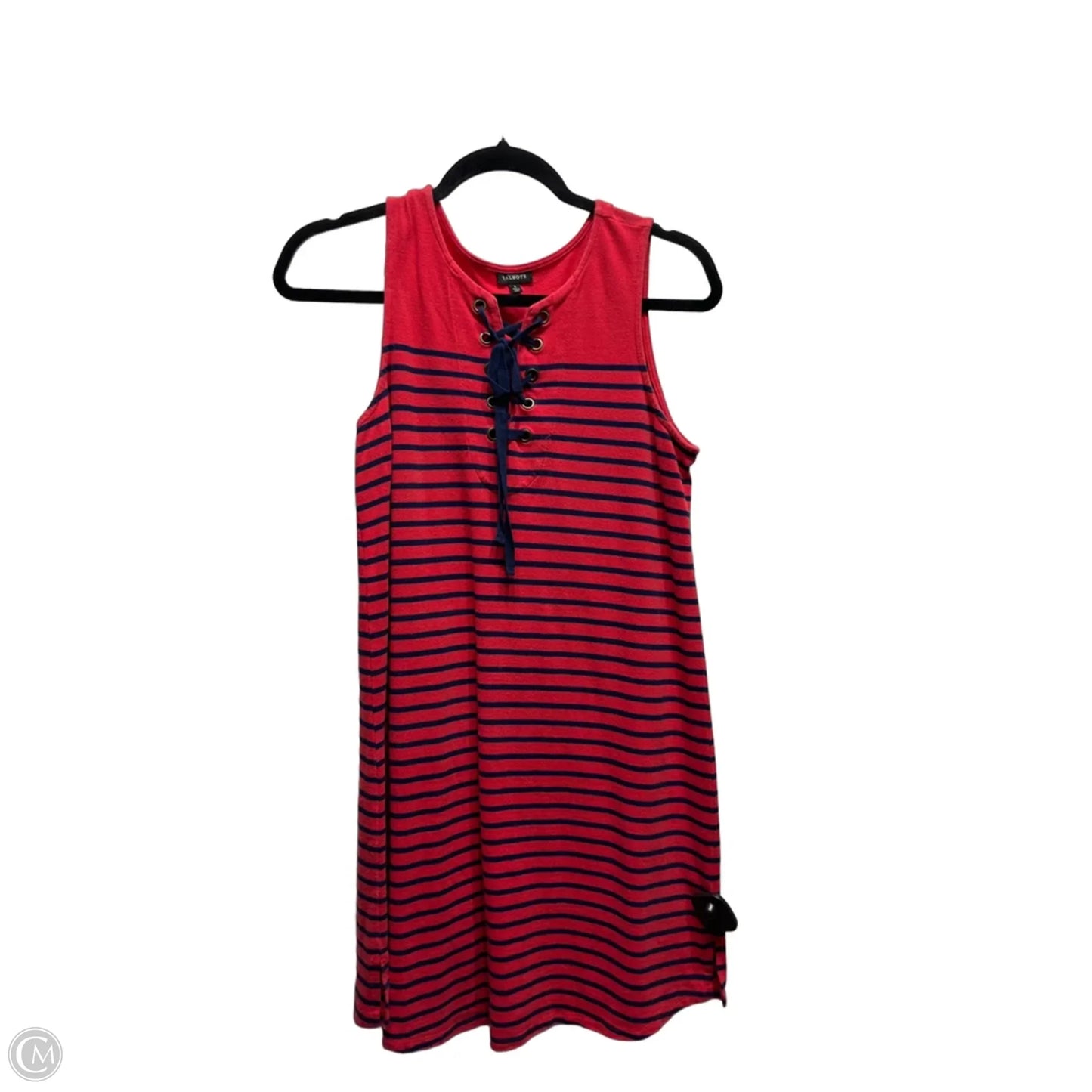 Dress Casual Midi By Talbots In Blue & Red, Size: S
