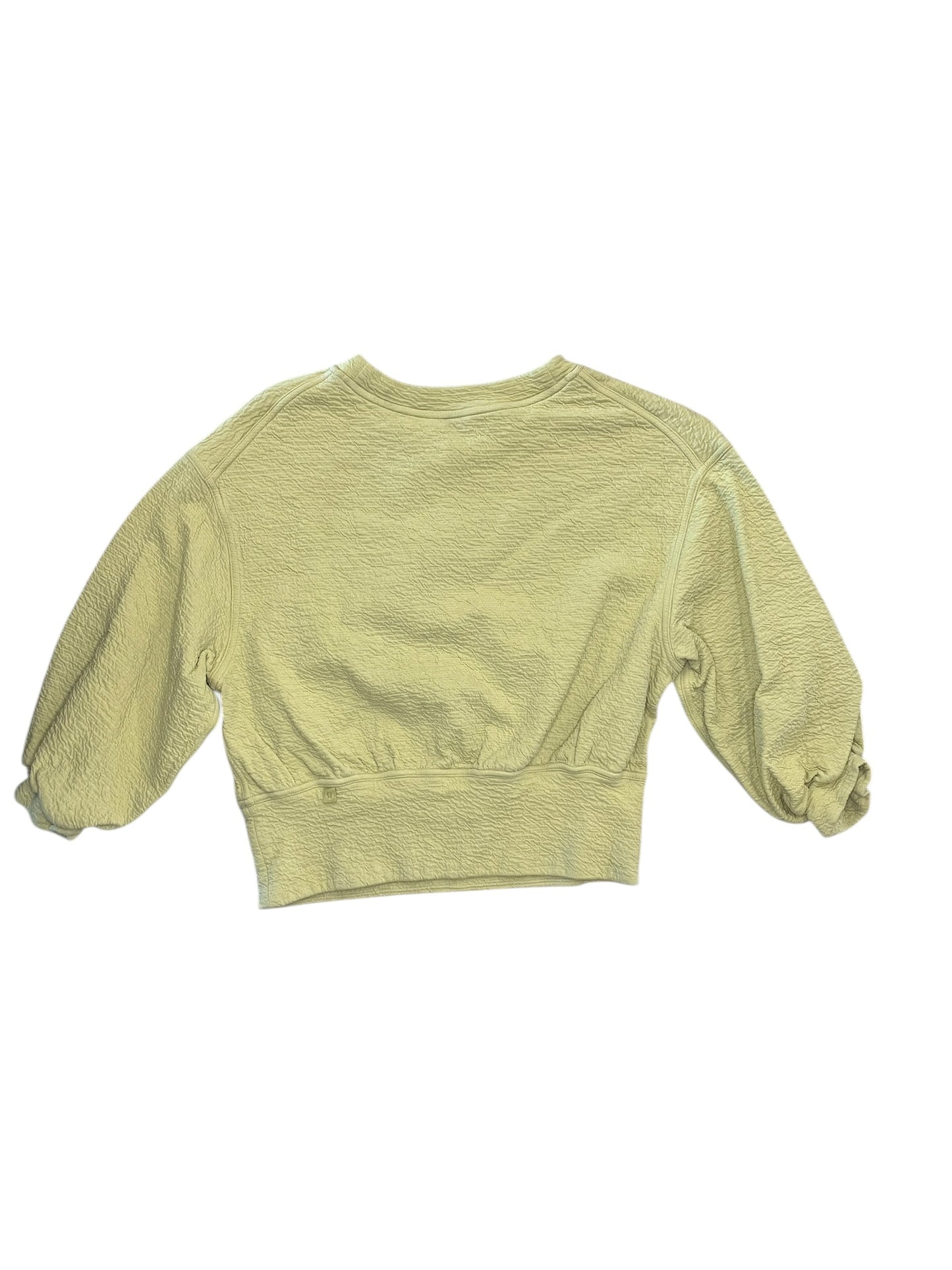 Athletic Top Ss By Lululemon In Green, Size:S