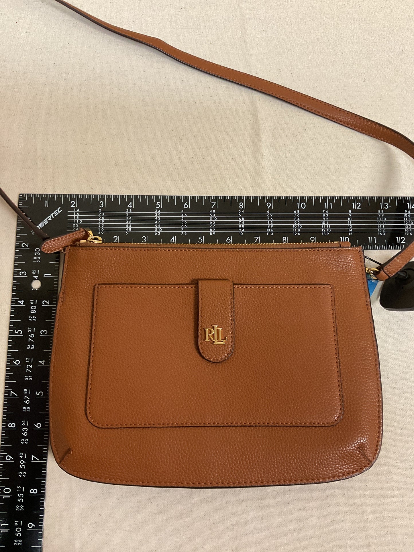 Crossbody By Lauren By Ralph Lauren In Brown, Size:Small