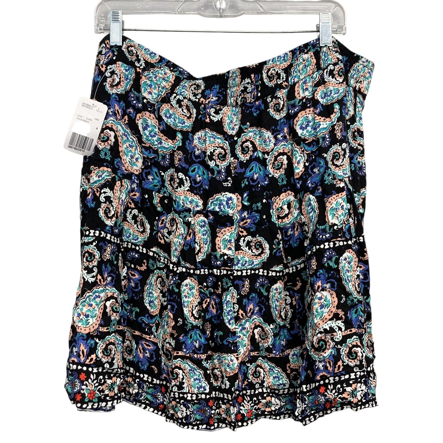 Skirt Short By Forever 21 In Paisley Print, Size:2X