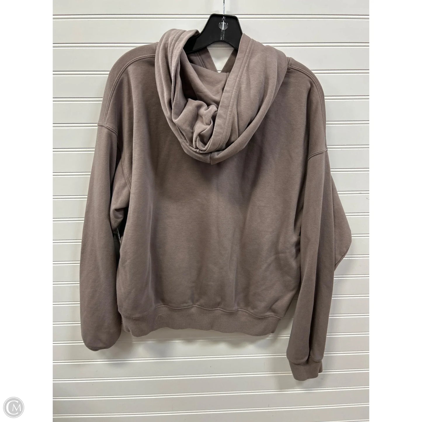 Sweatshirt Hoodie By Fabletics In Brown, Size: L
