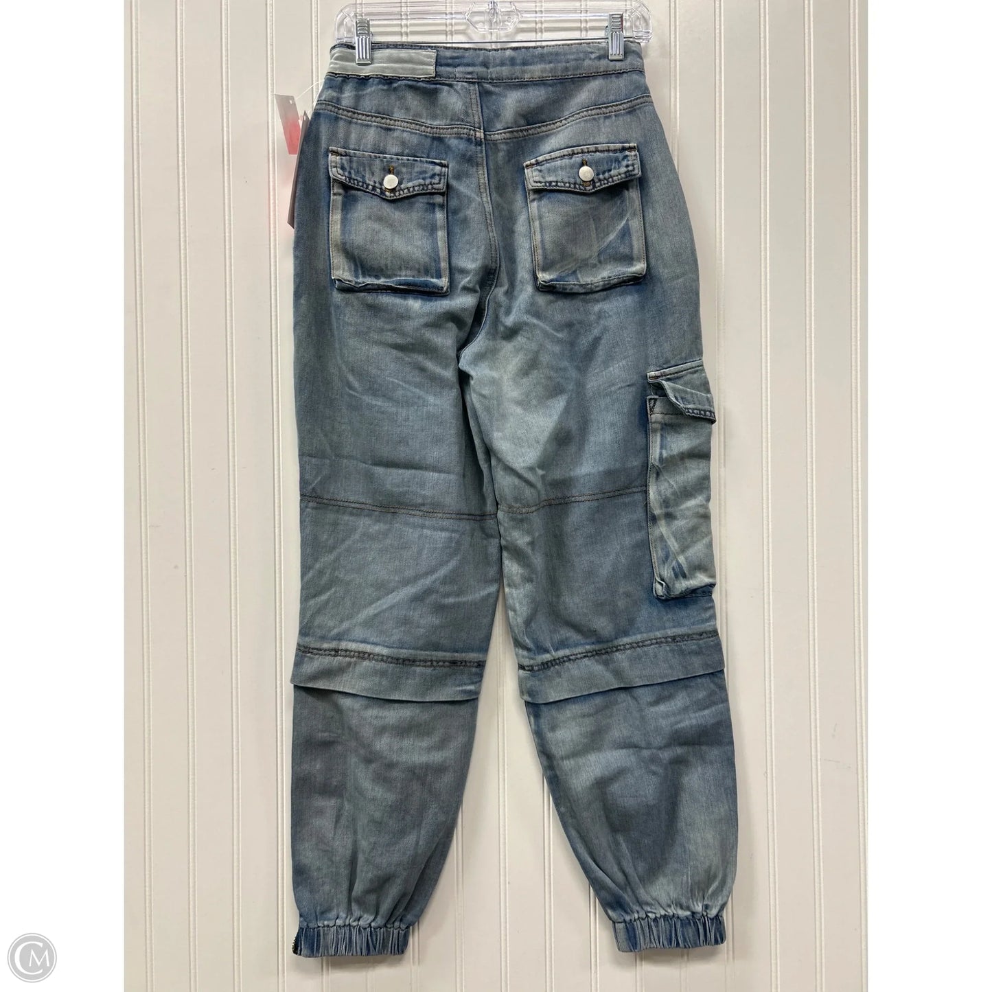 Pants Joggers By Pol In Blue Denim, Size: S