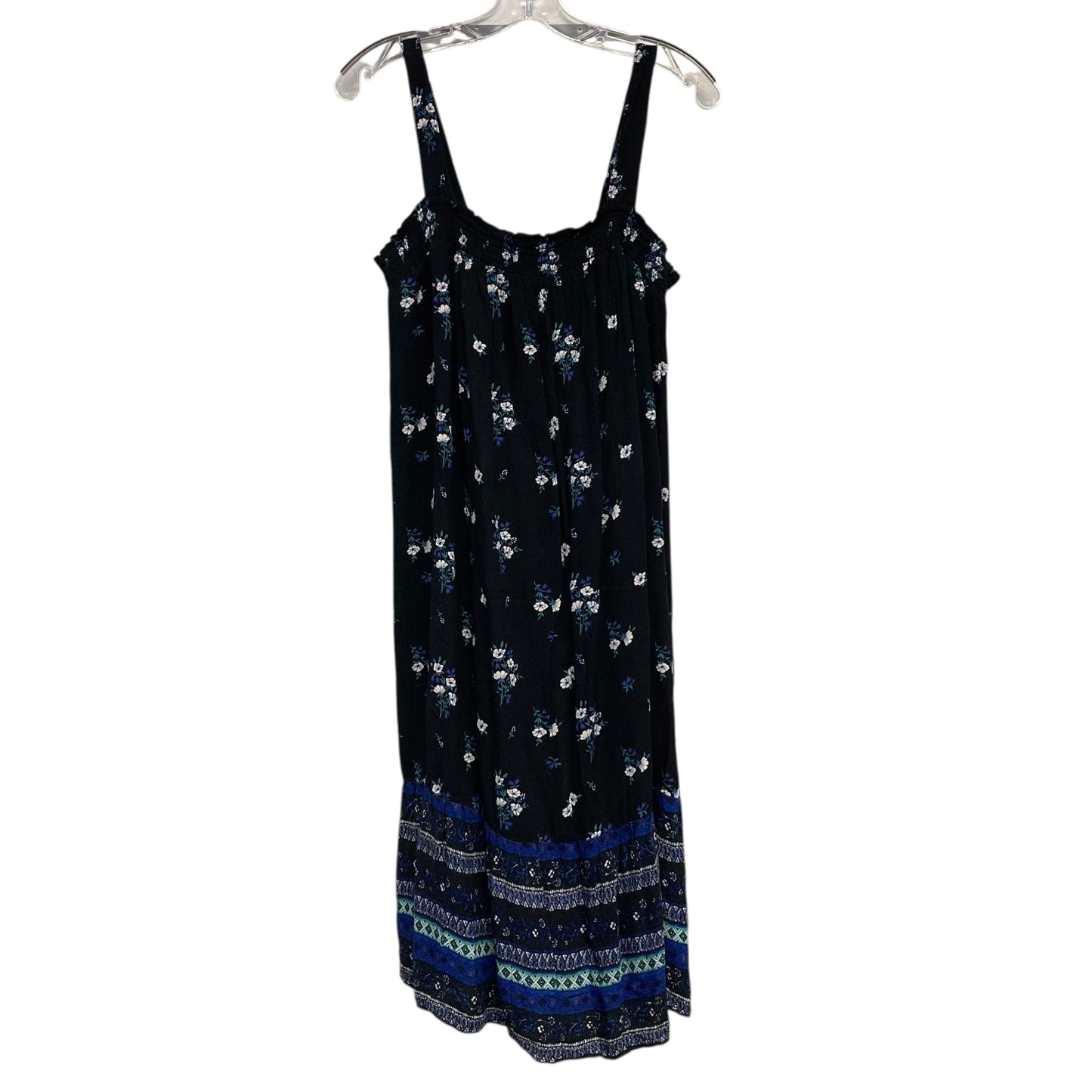 Dress Casual Midi By Old Navy In Black & White, Size:M