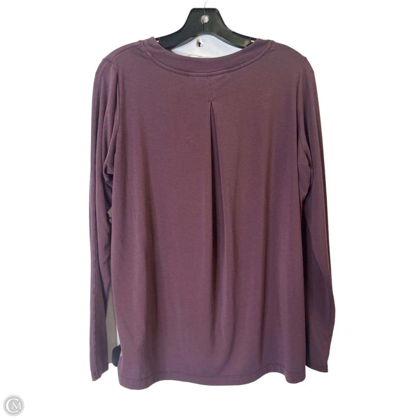 Athletic Top Long Sleeve Crewneck By Athleta In Purple, Size: Xs