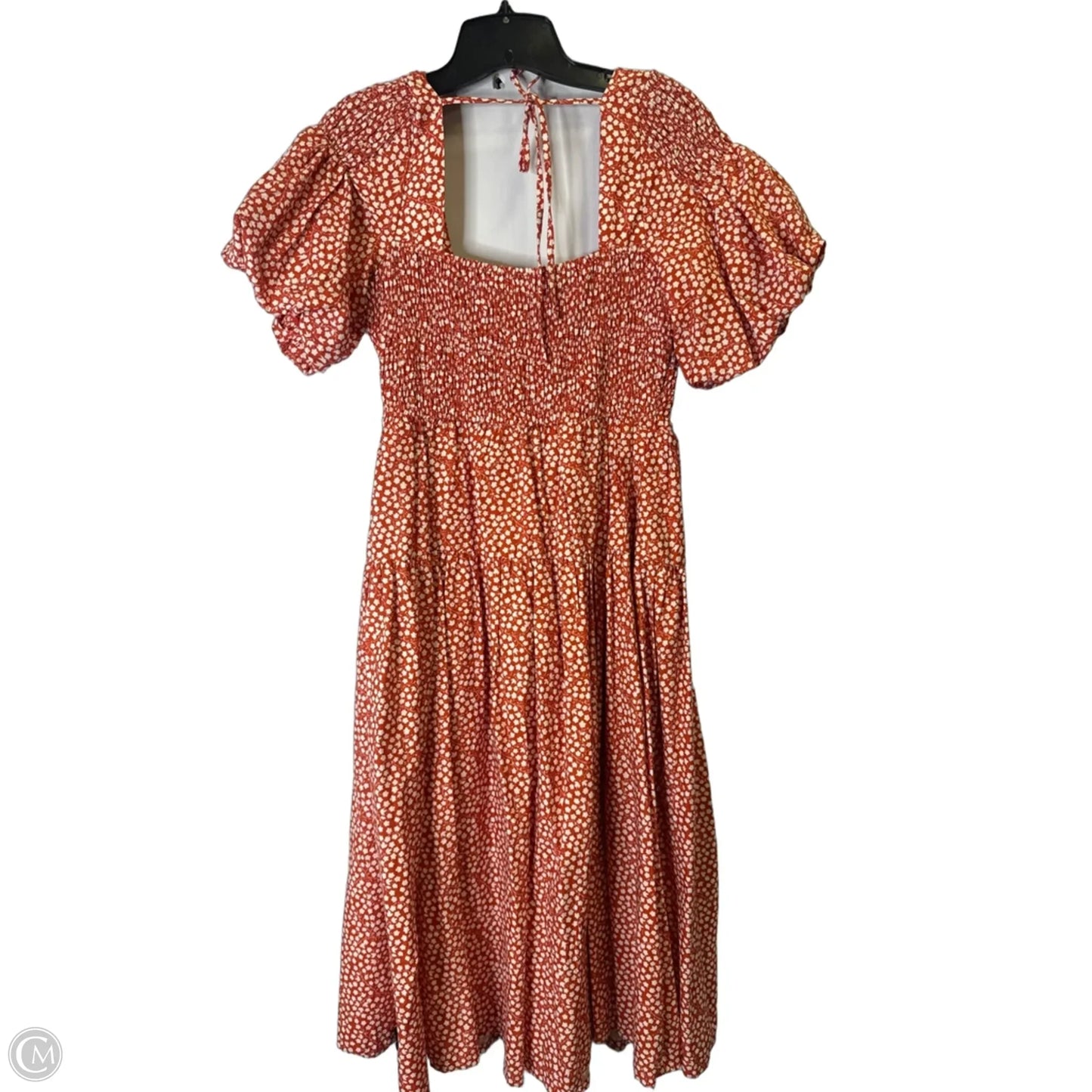 Dress Casual Midi By Anthropologie In Orange, Size: Xsp