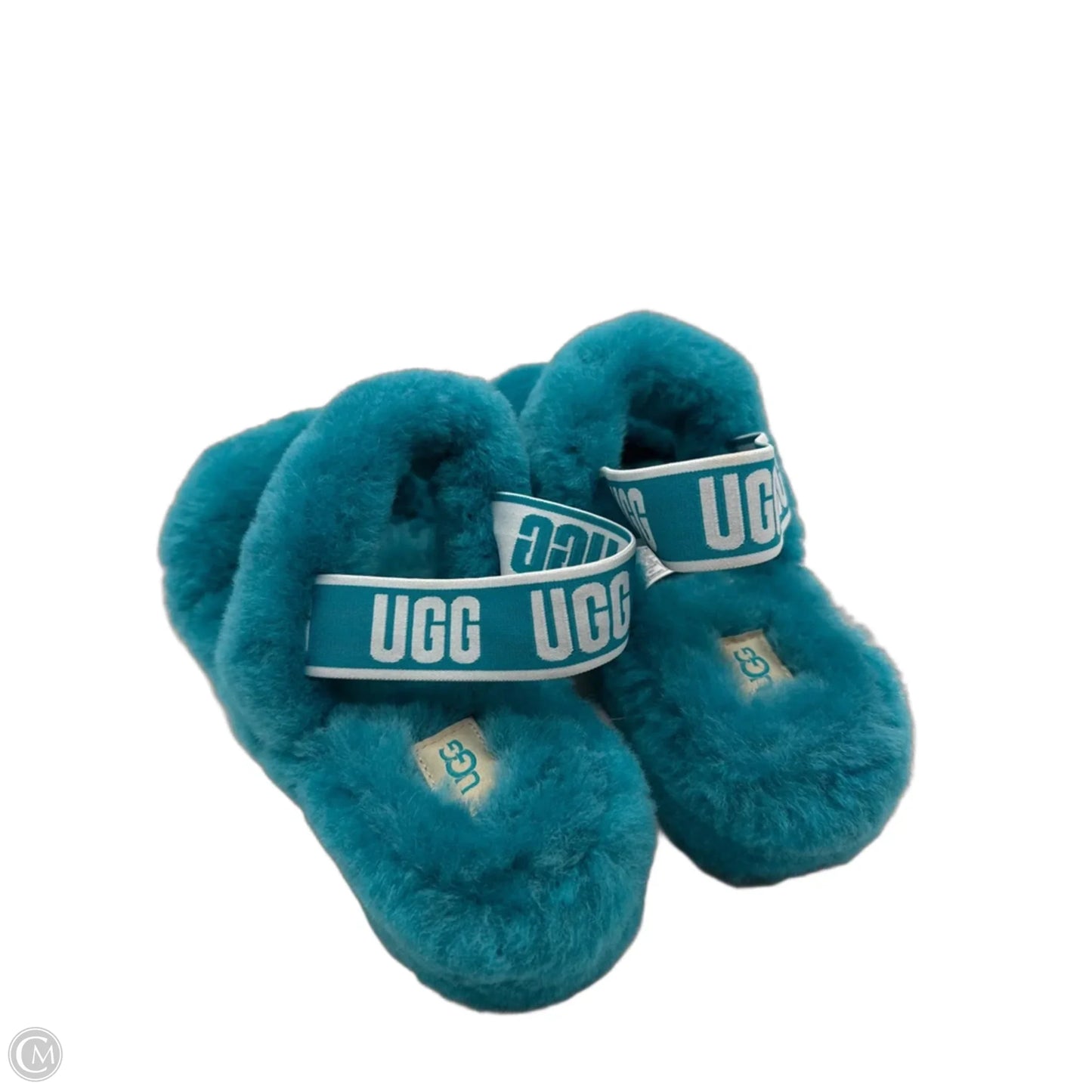 Sandals Designer By Ugg In Teal, Size: 9