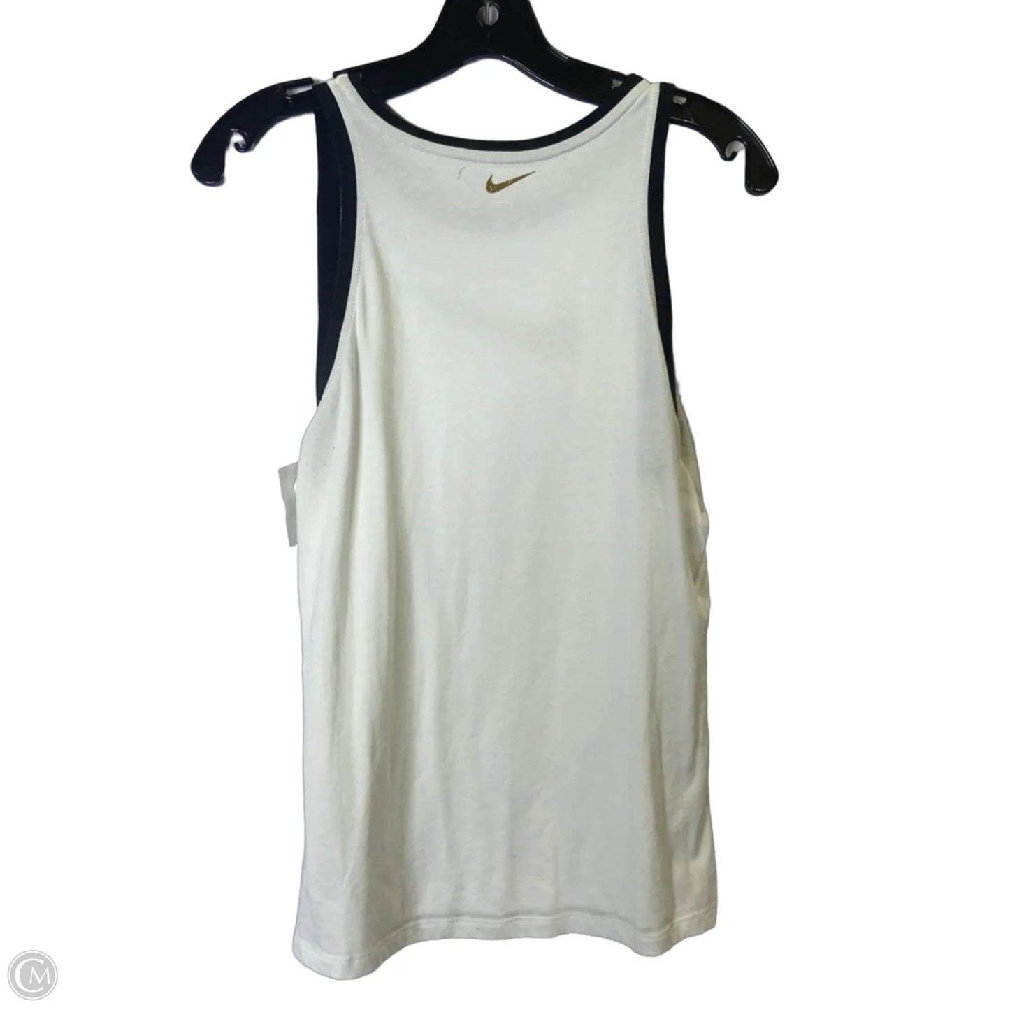 Athletic Tank Top By Nike Apparel In White, Size: S