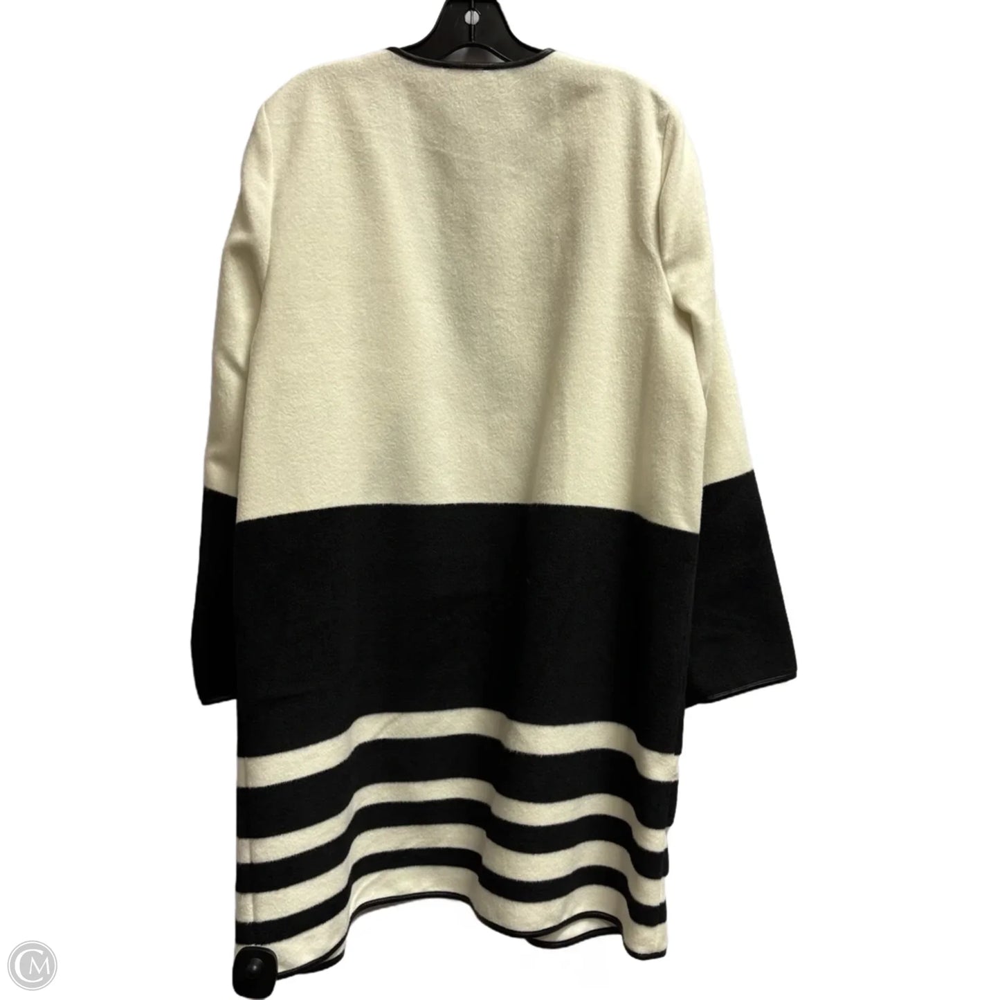 Cardigan By Limited In Black & Cream, Size: 12