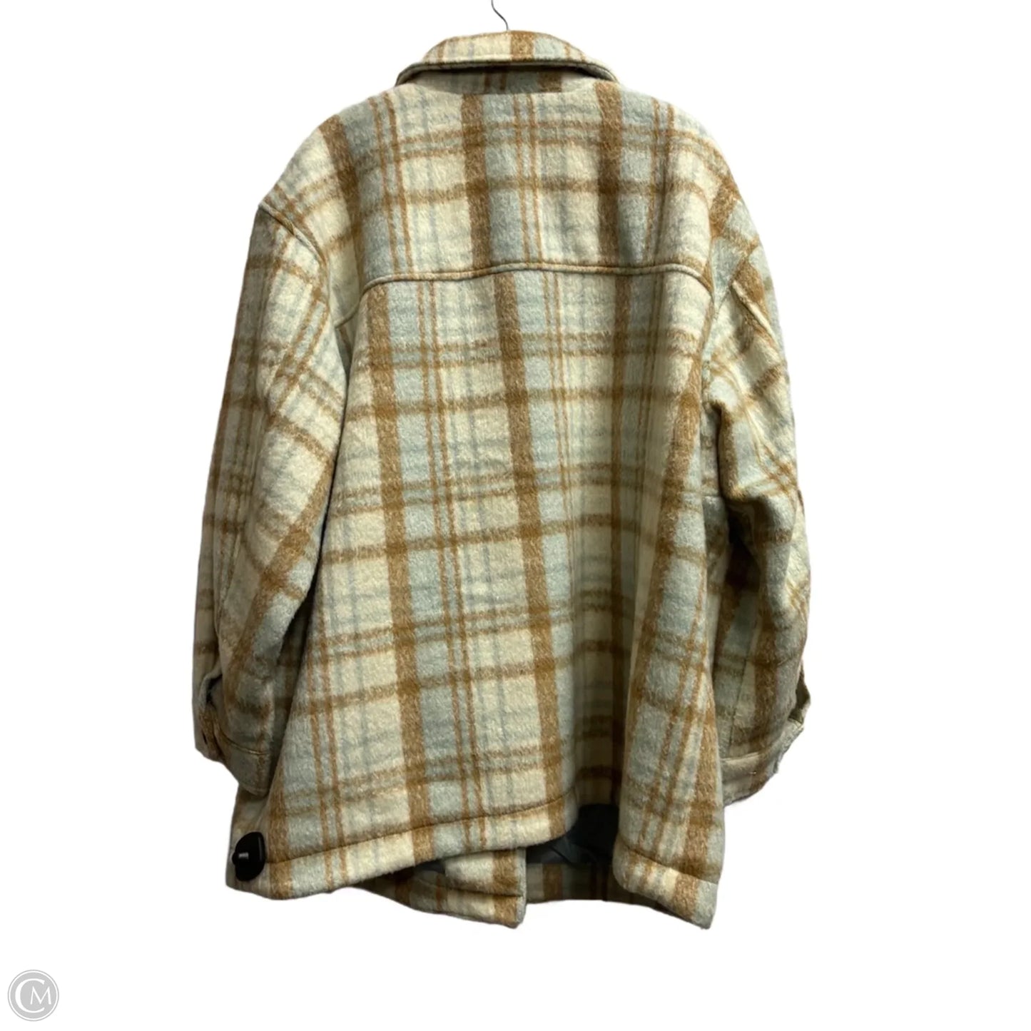 Jacket Shirt By Wonderly In Plaid Pattern, Size: 3x