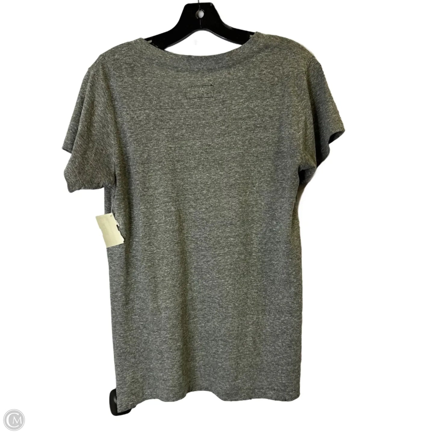 Top Short Sleeve Basic By Current Elliott In Grey, Size: S