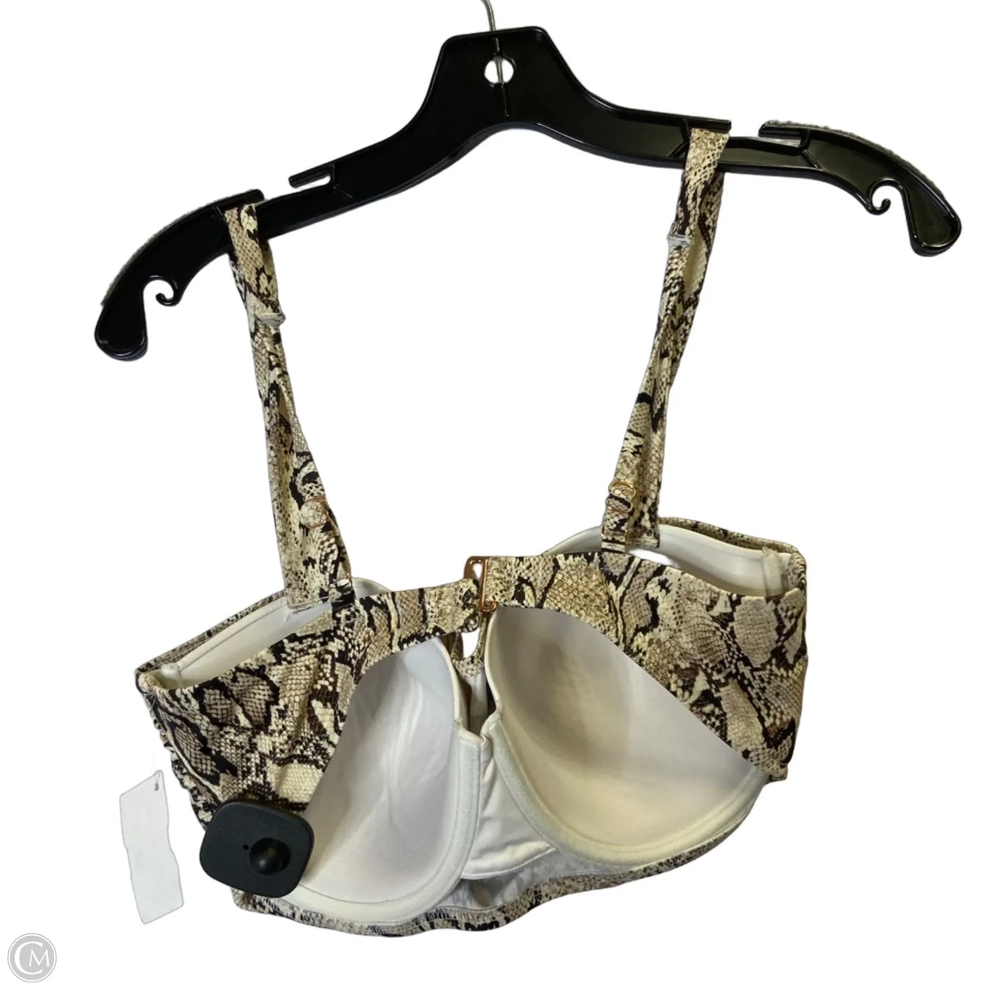 Swimsuit Top By Shade & Shore In Snakeskin Print, Size: L