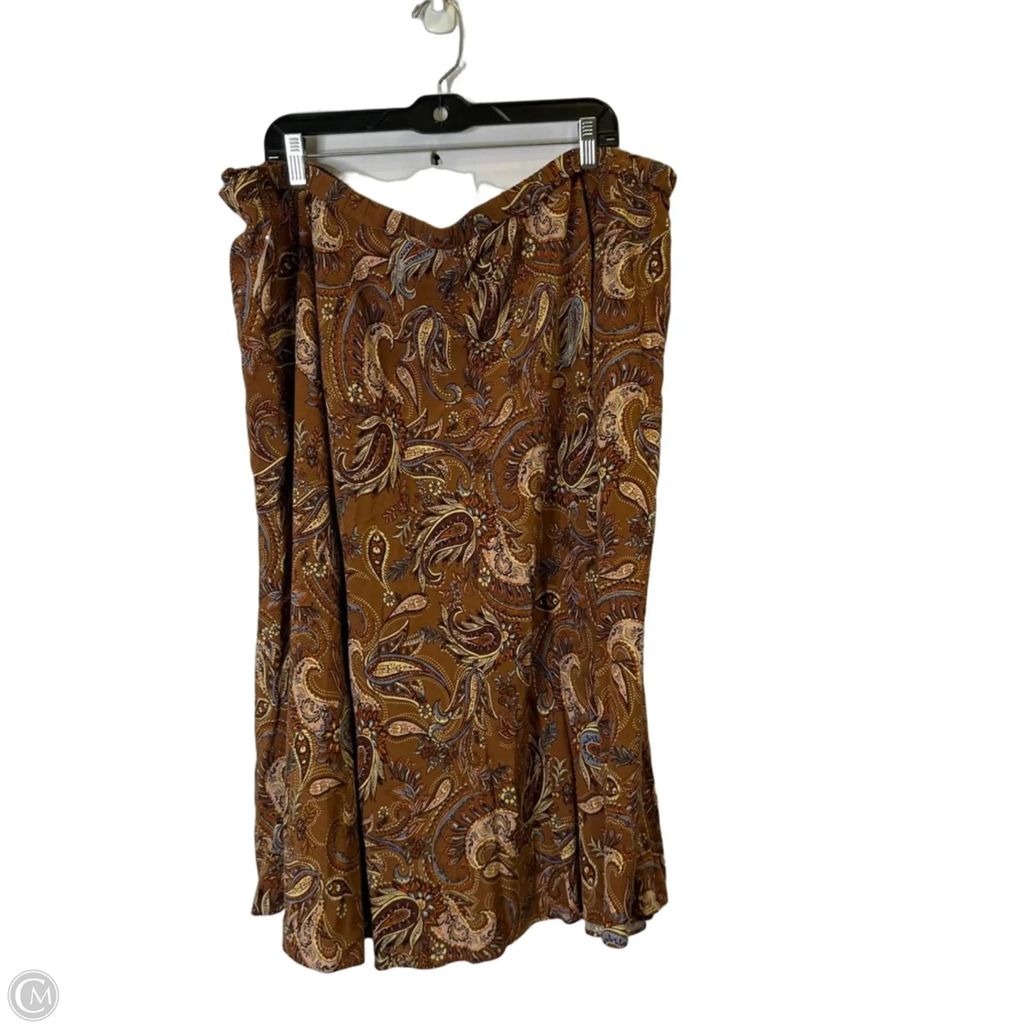 Skirt Midi By J. Jill In Brown, Size: 4x