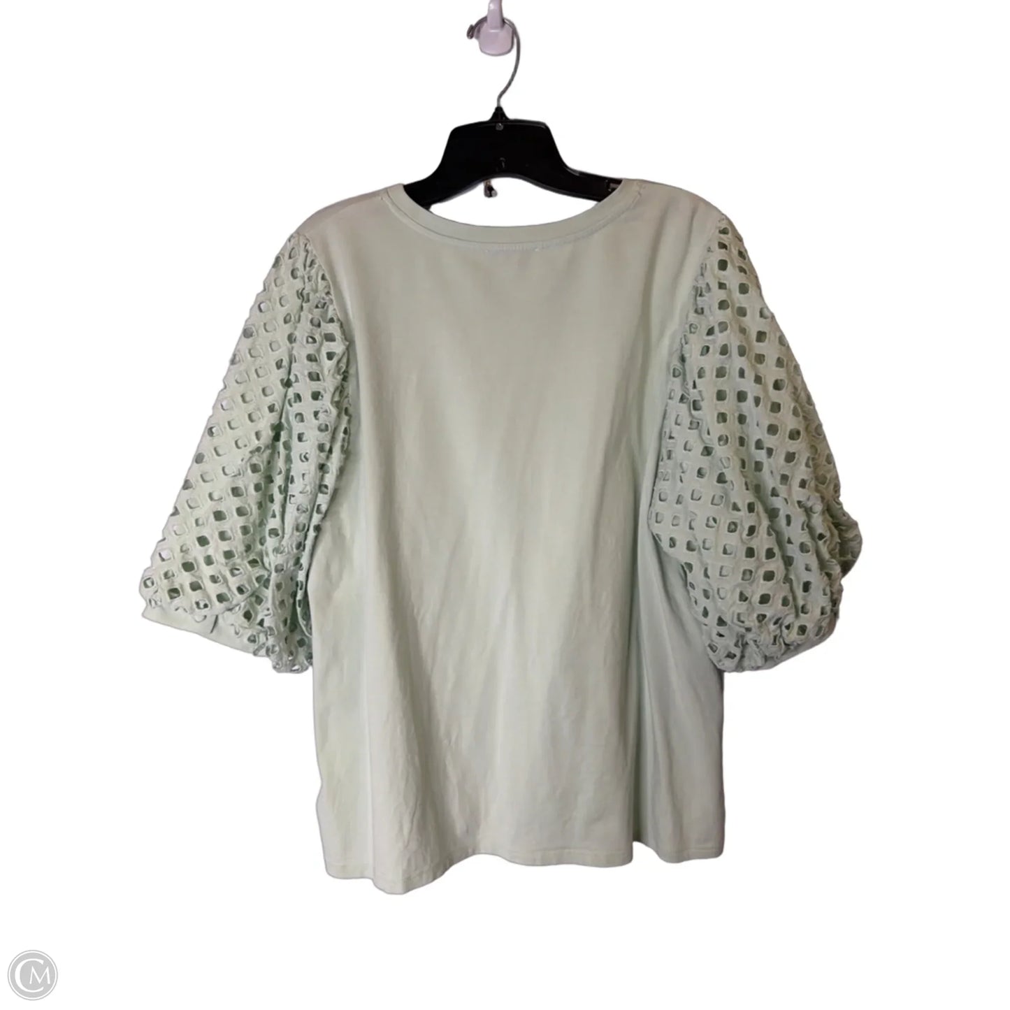 Blouse Short Sleeve By Gibson And Latimer In Green, Size: Xl