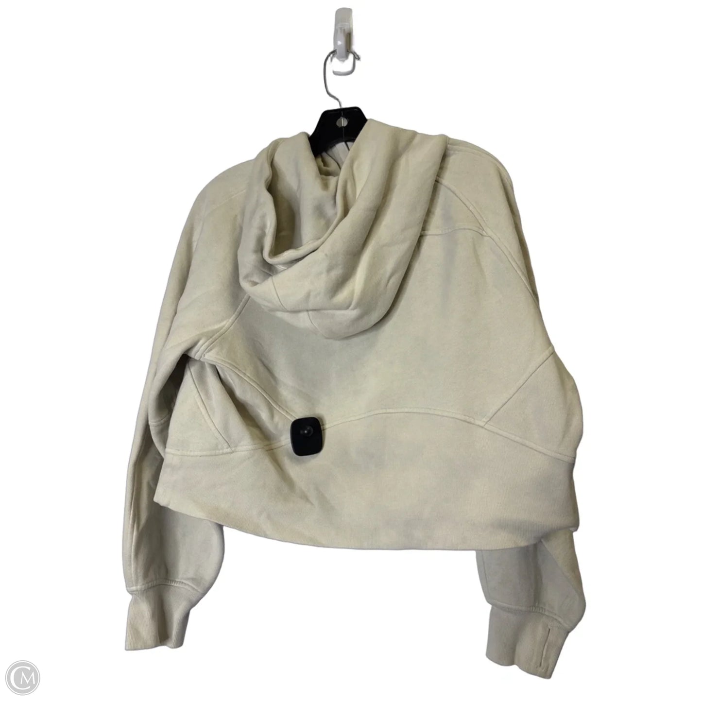 Athletic Jacket By Lululemon In Beige, Size: M