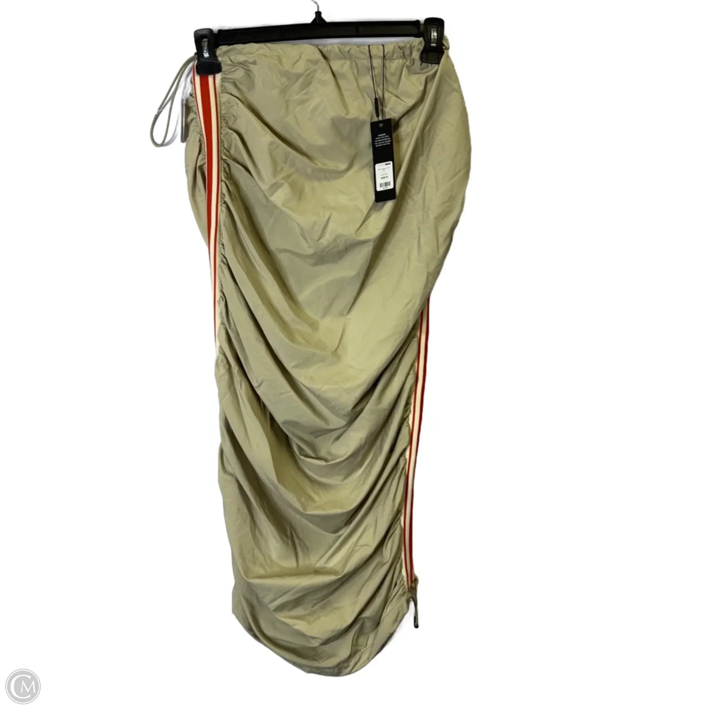 Skirt Midi By Fashion Nova In Tan, Size: M