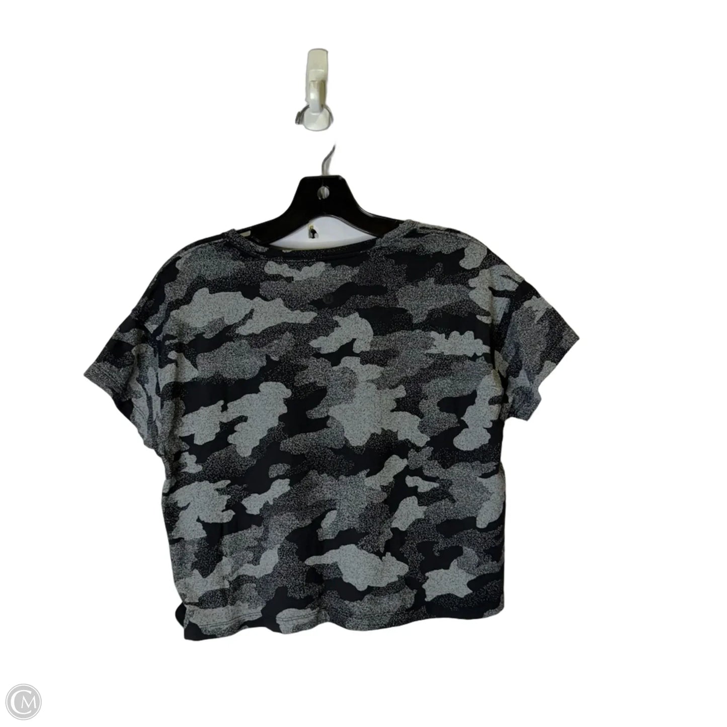 Athletic Top Short Sleeve By Lululemon In Camouflage Print