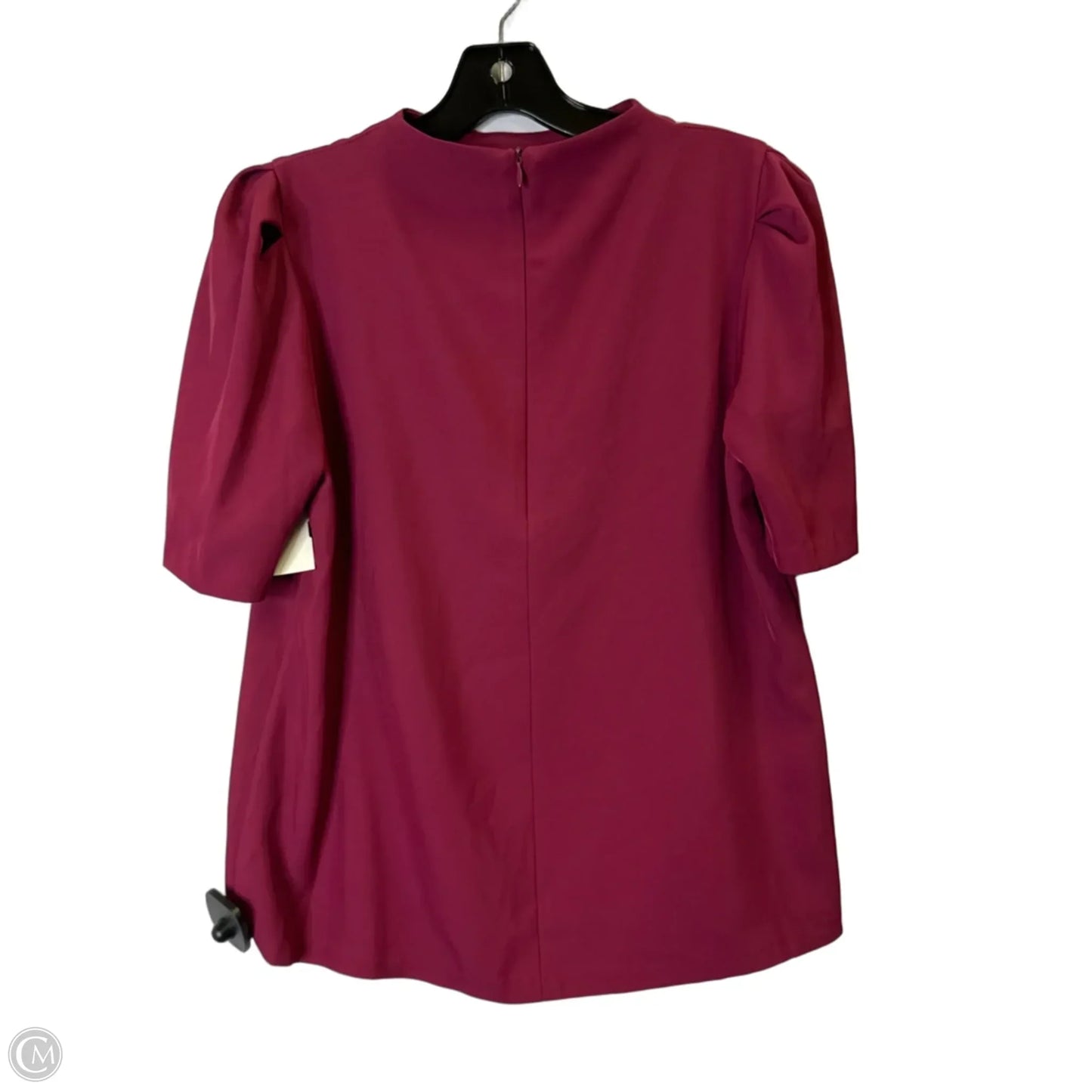 Top Short Sleeve By Calvin Klein In Purple, Size: S